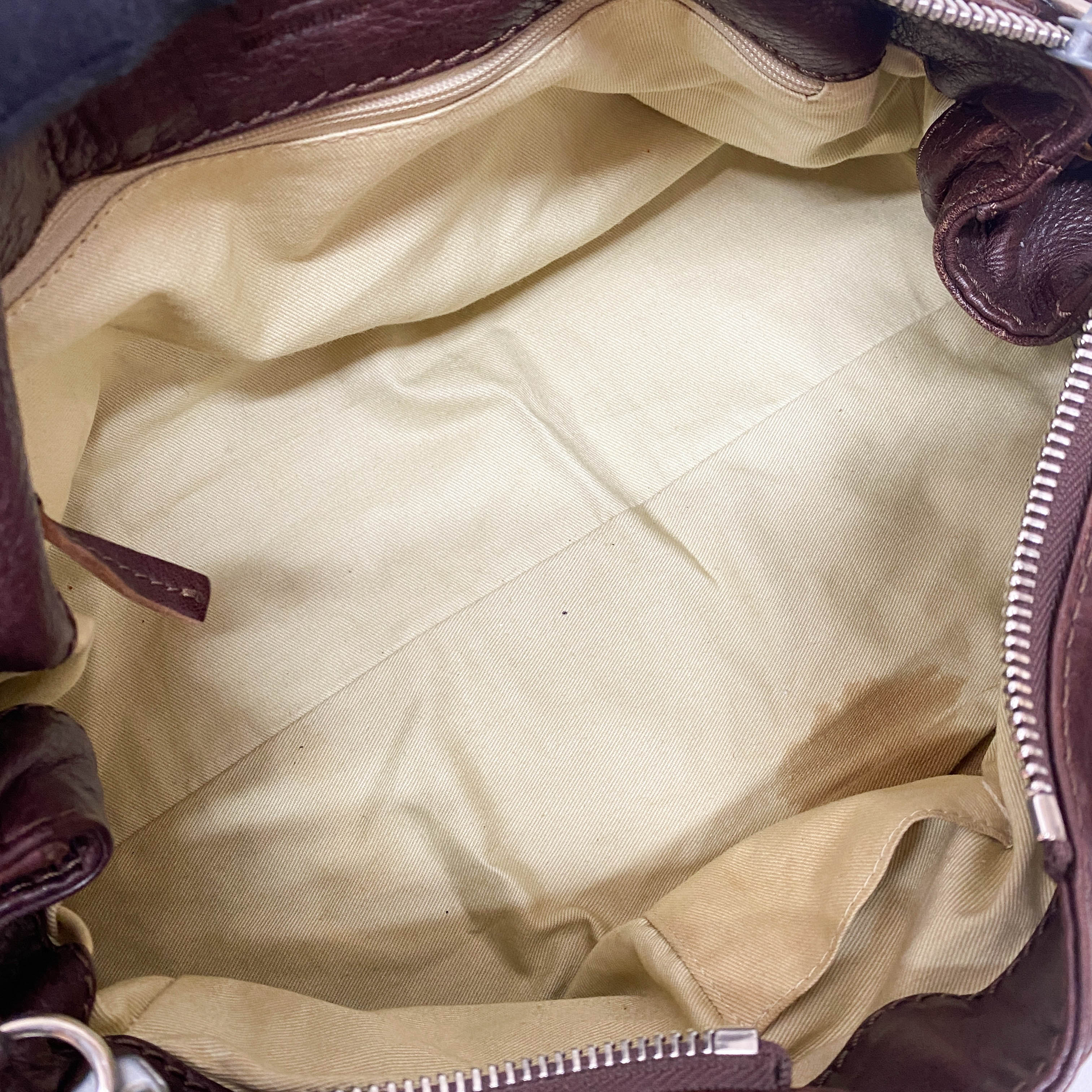 Paddington Brown Leather Shoulder Bag