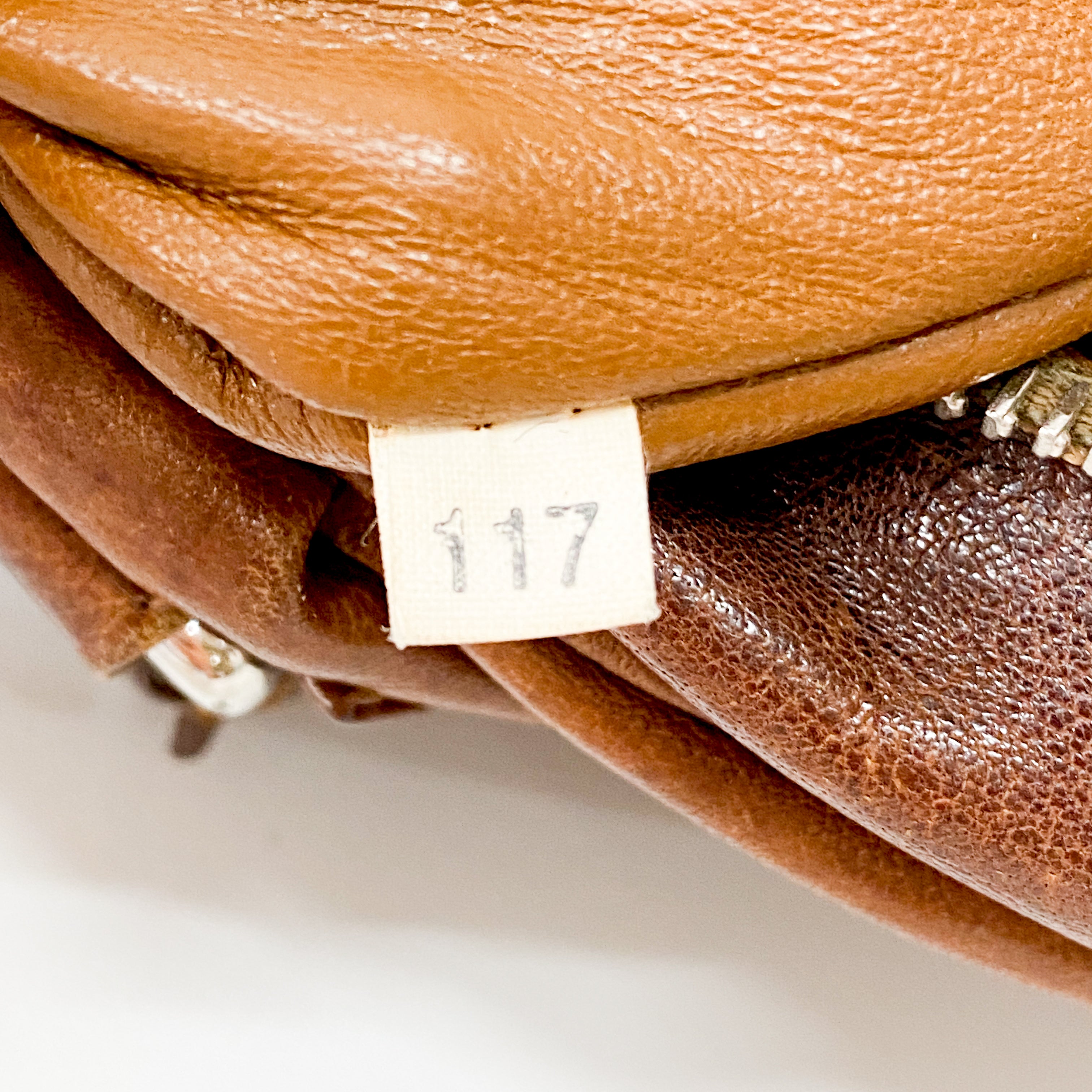Brown Leather Handle Bag