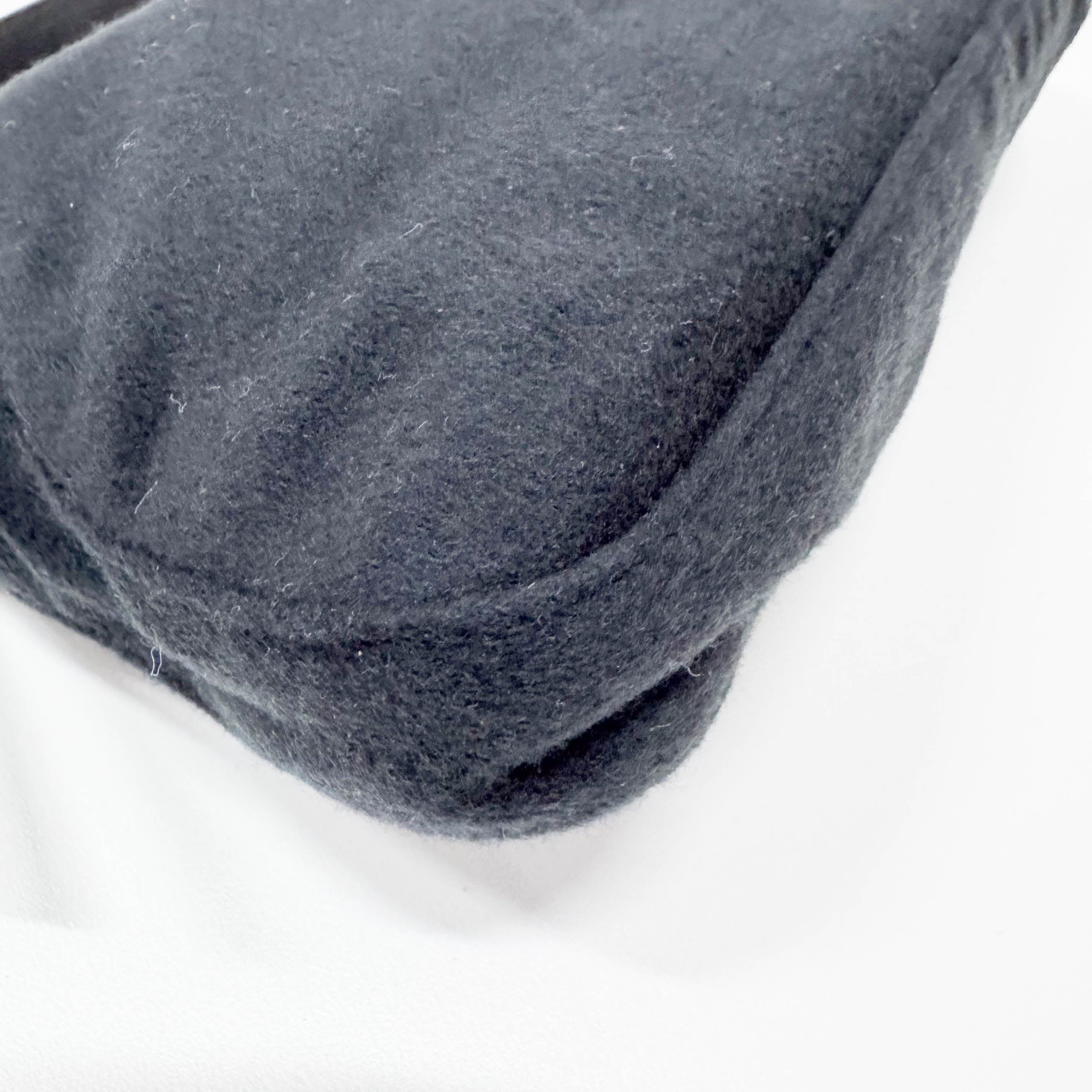 Baguette Black Cashmere Shoulder Bag