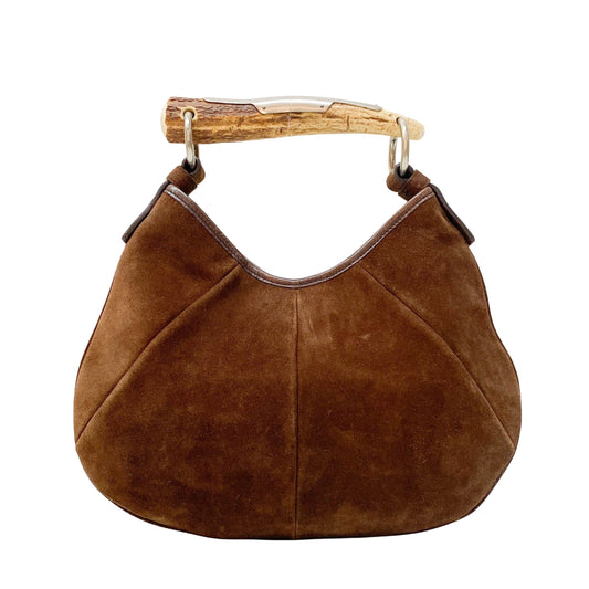 Mombasa Brown Suede Hand Bag