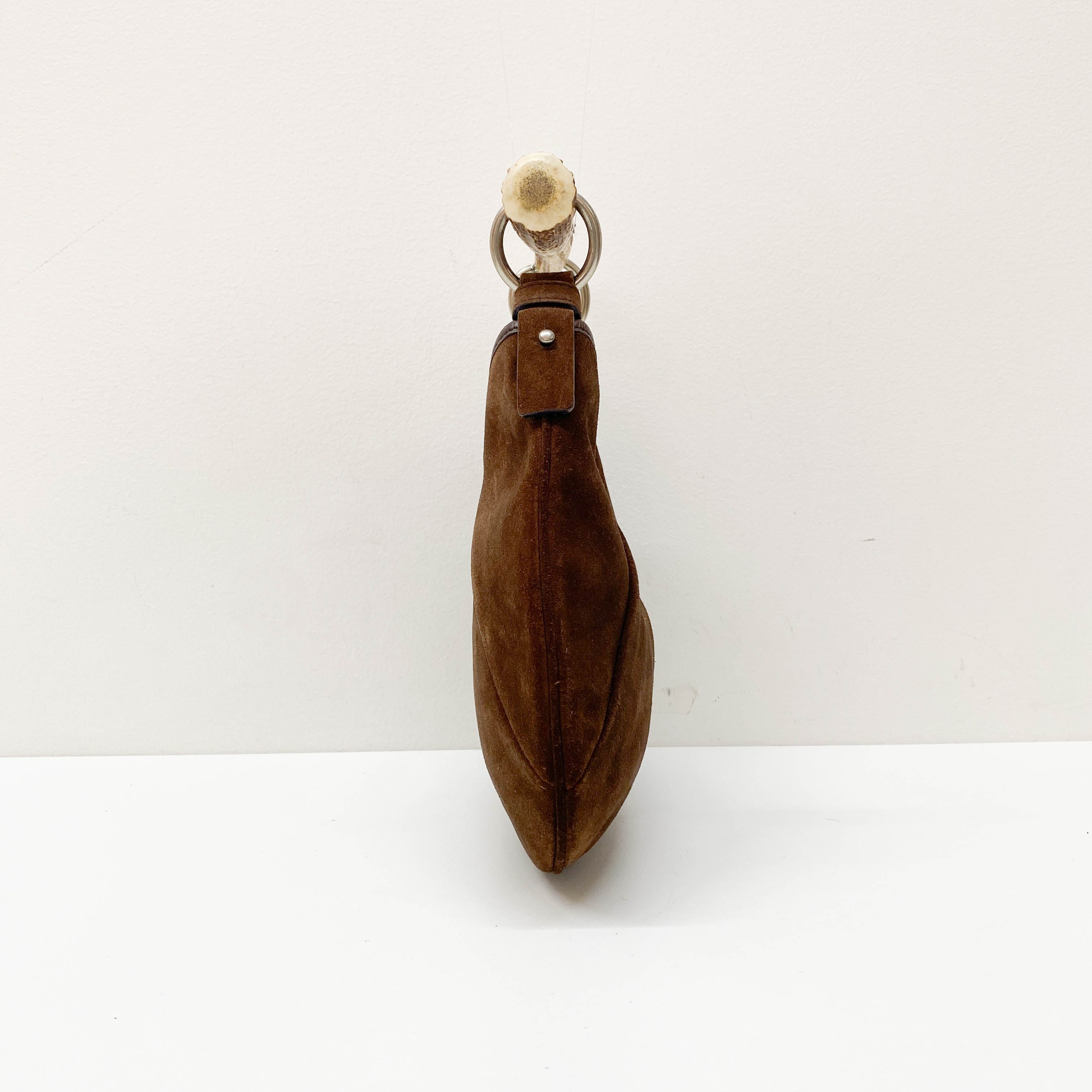 Mombasa Brown Suede Hand Bag