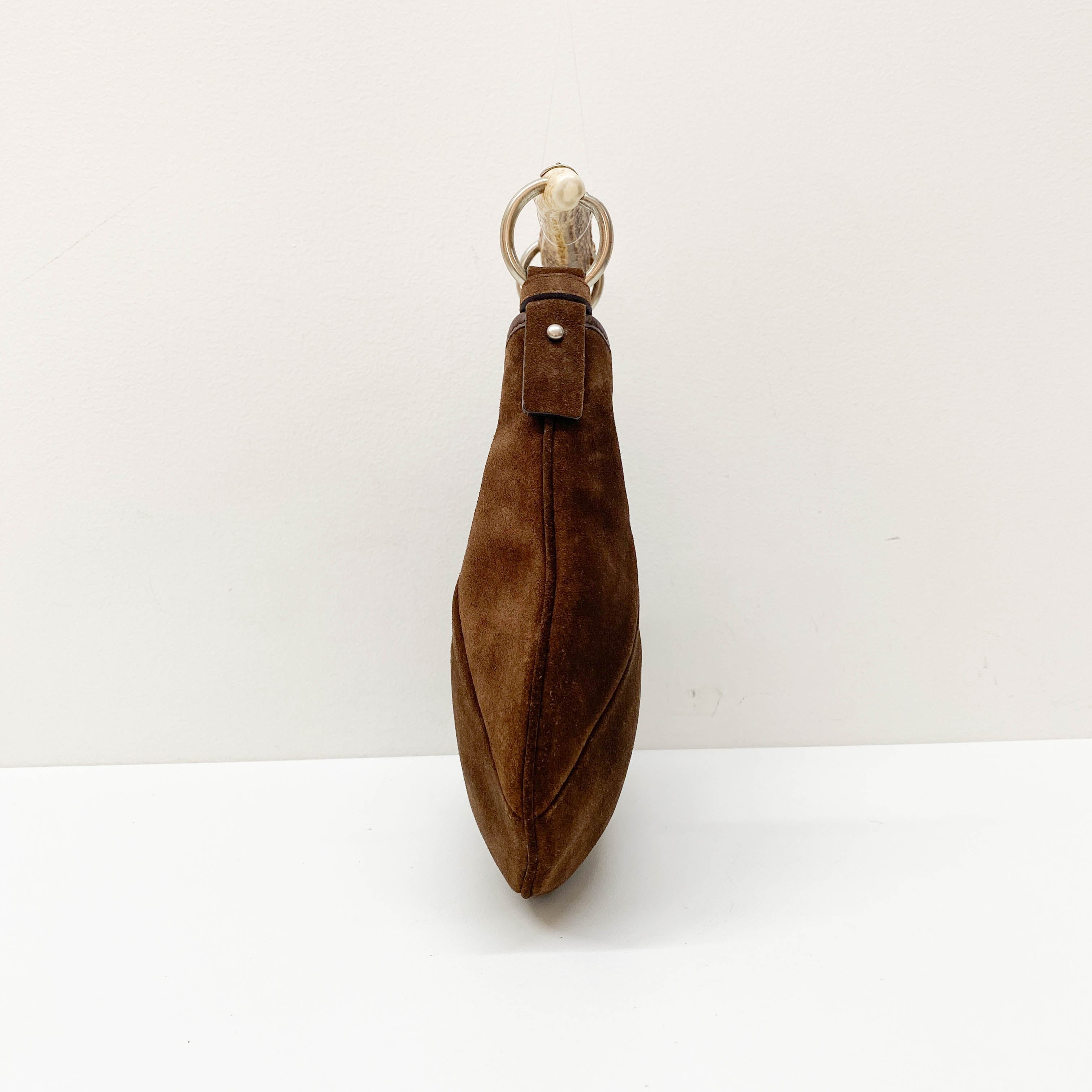 Mombasa Brown Suede Hand Bag