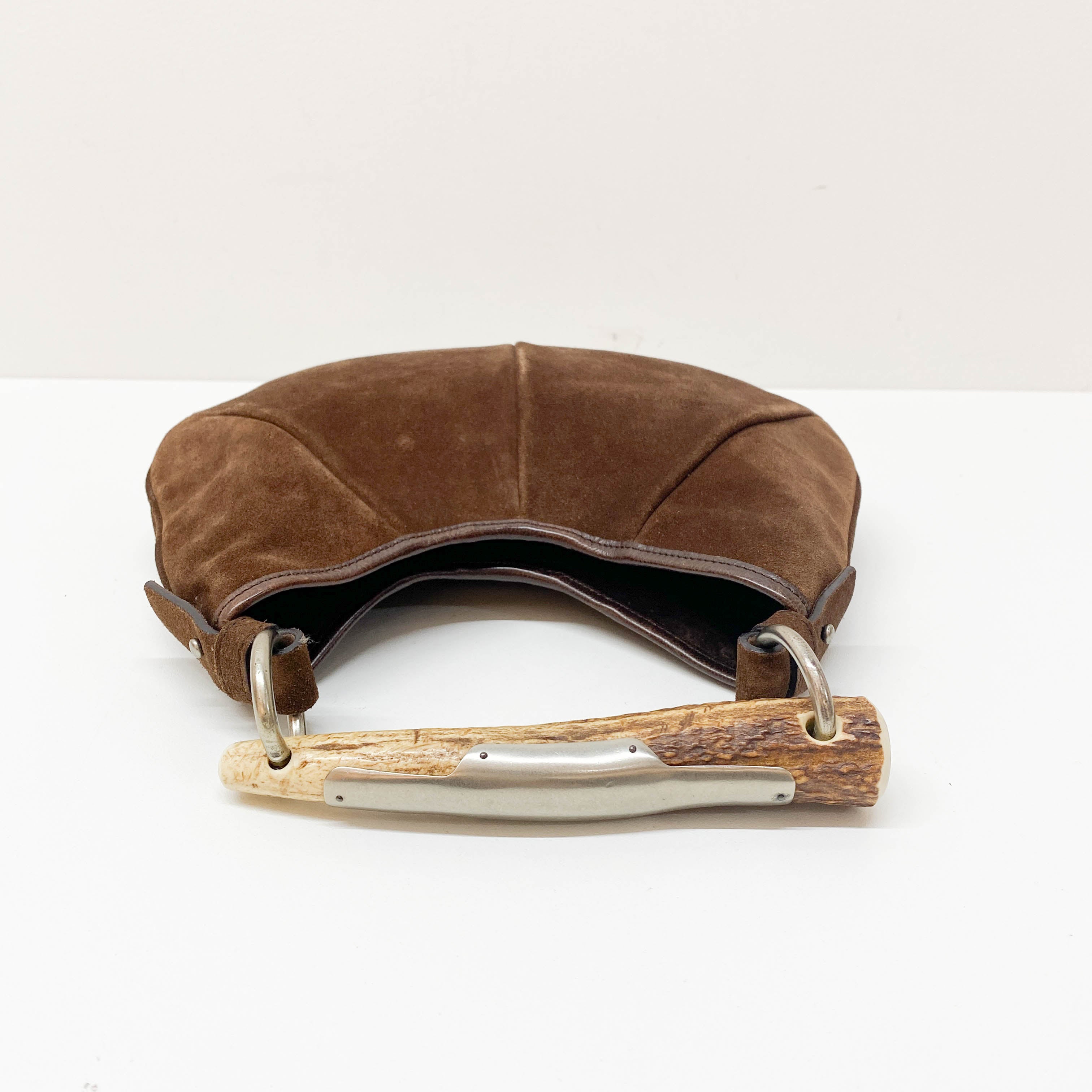 Mombasa Brown Suede Hand Bag
