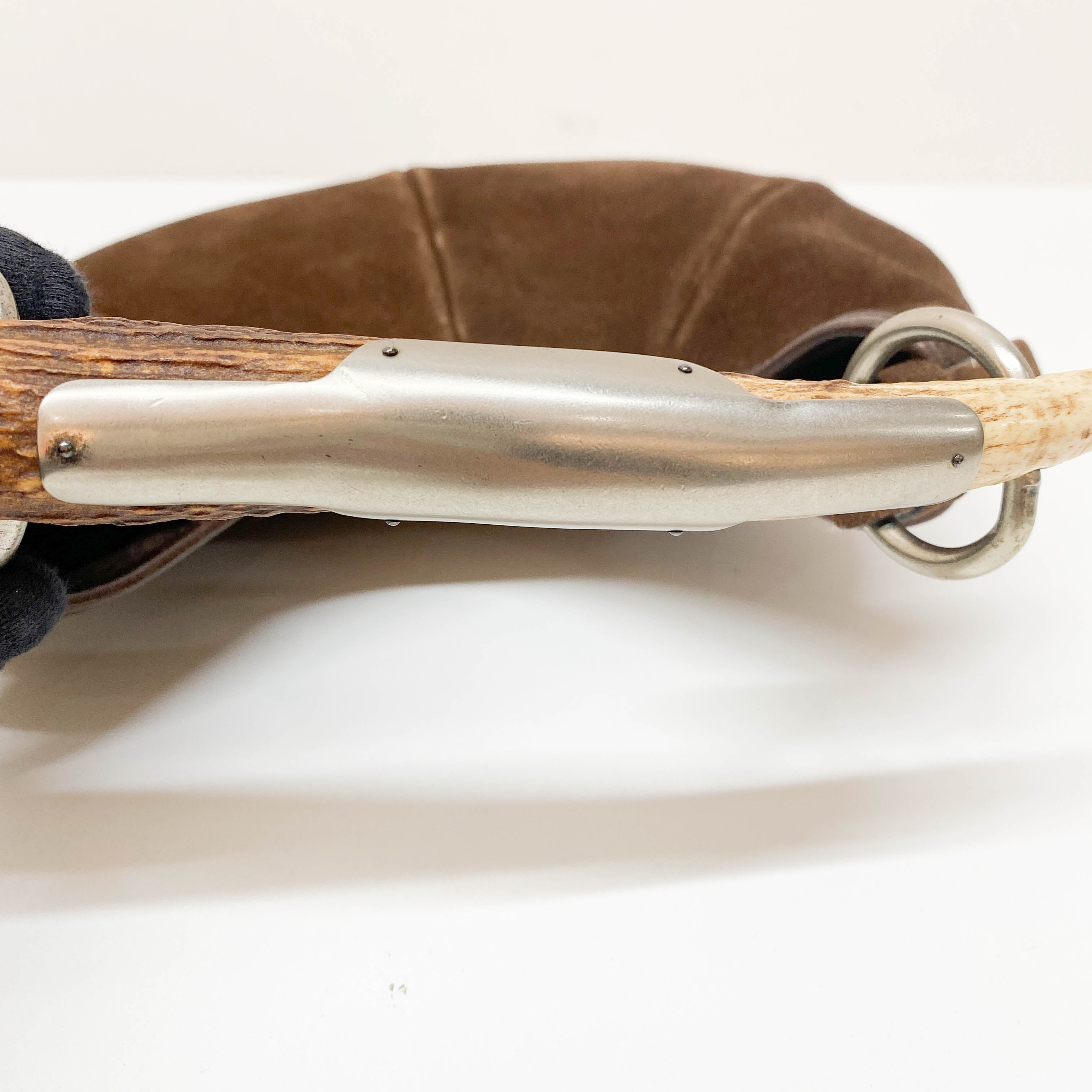 Mombasa Brown Suede Hand Bag