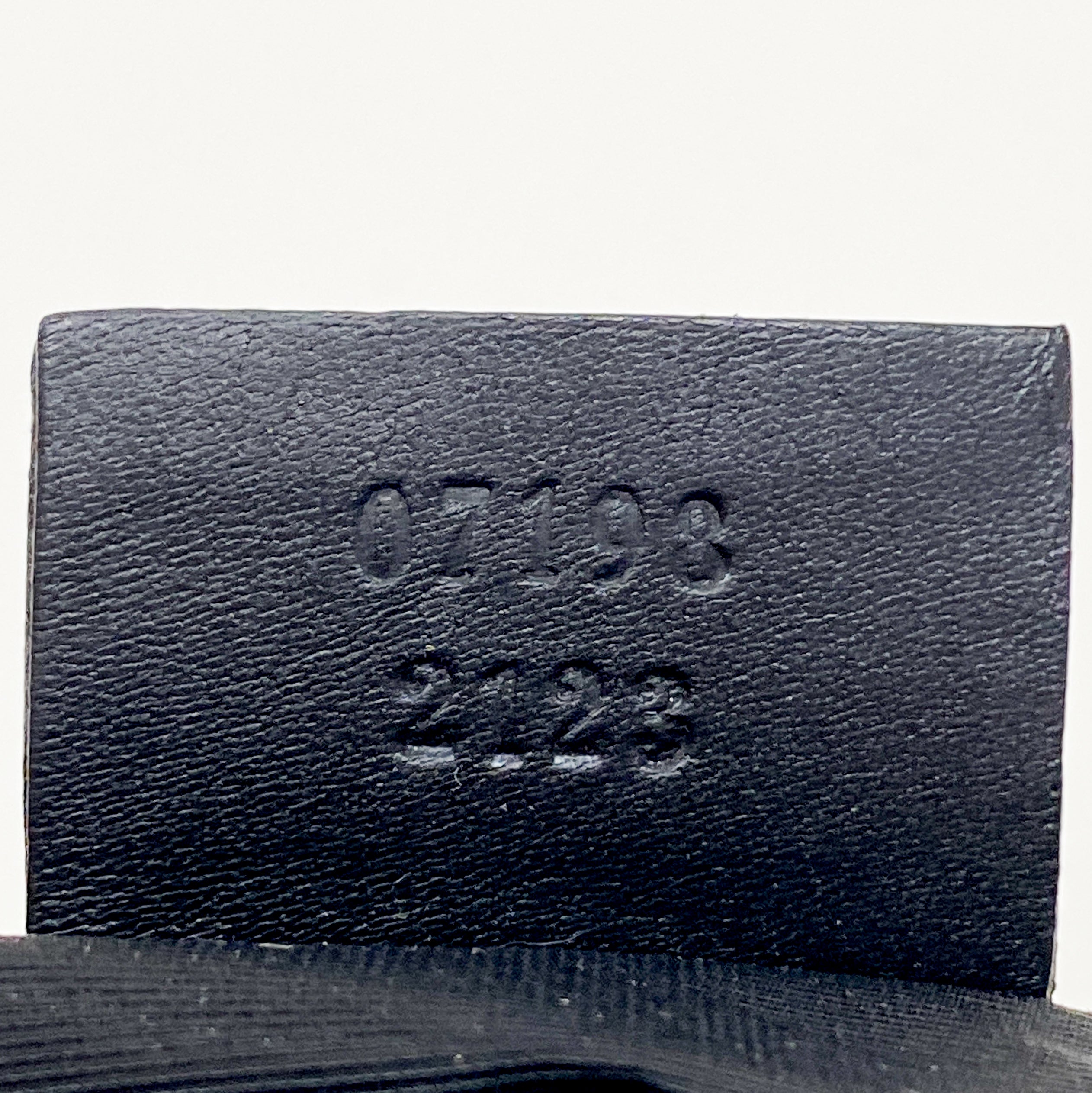 Black GG Canvas Boat Pouch