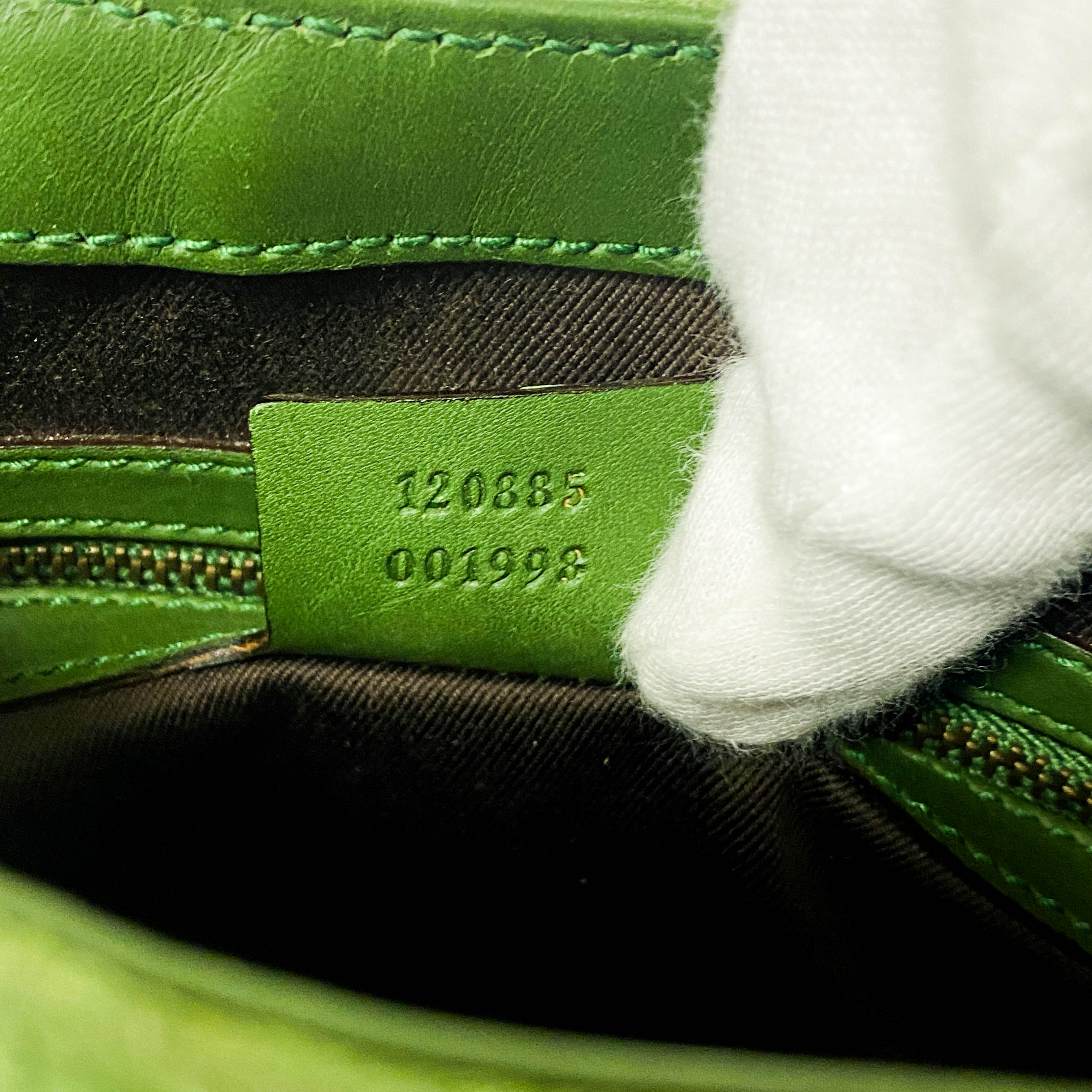 New Jackie Green Suede Shoulder Bag