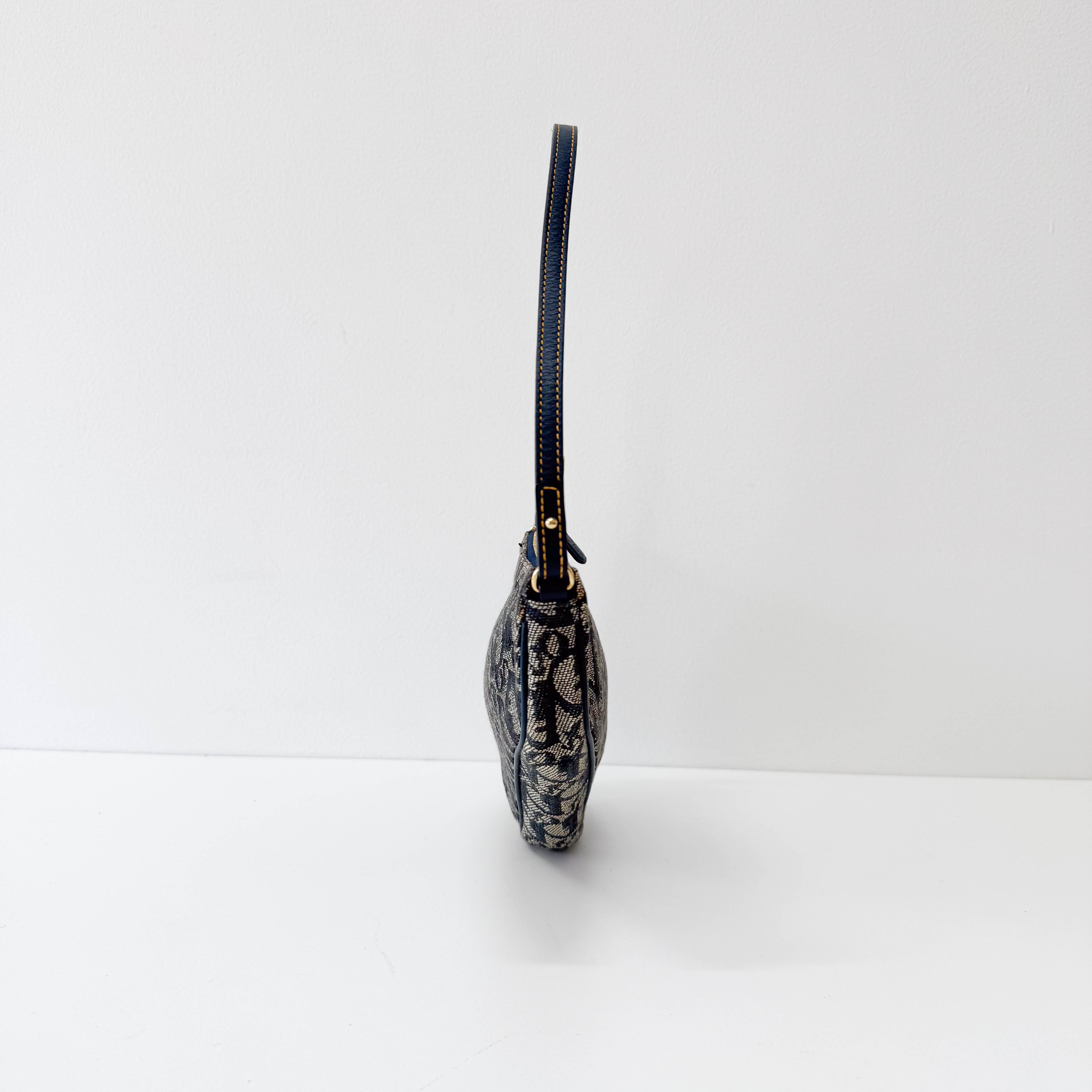 Mini Saddle Vintage Navy Trotter Shoulder Bag