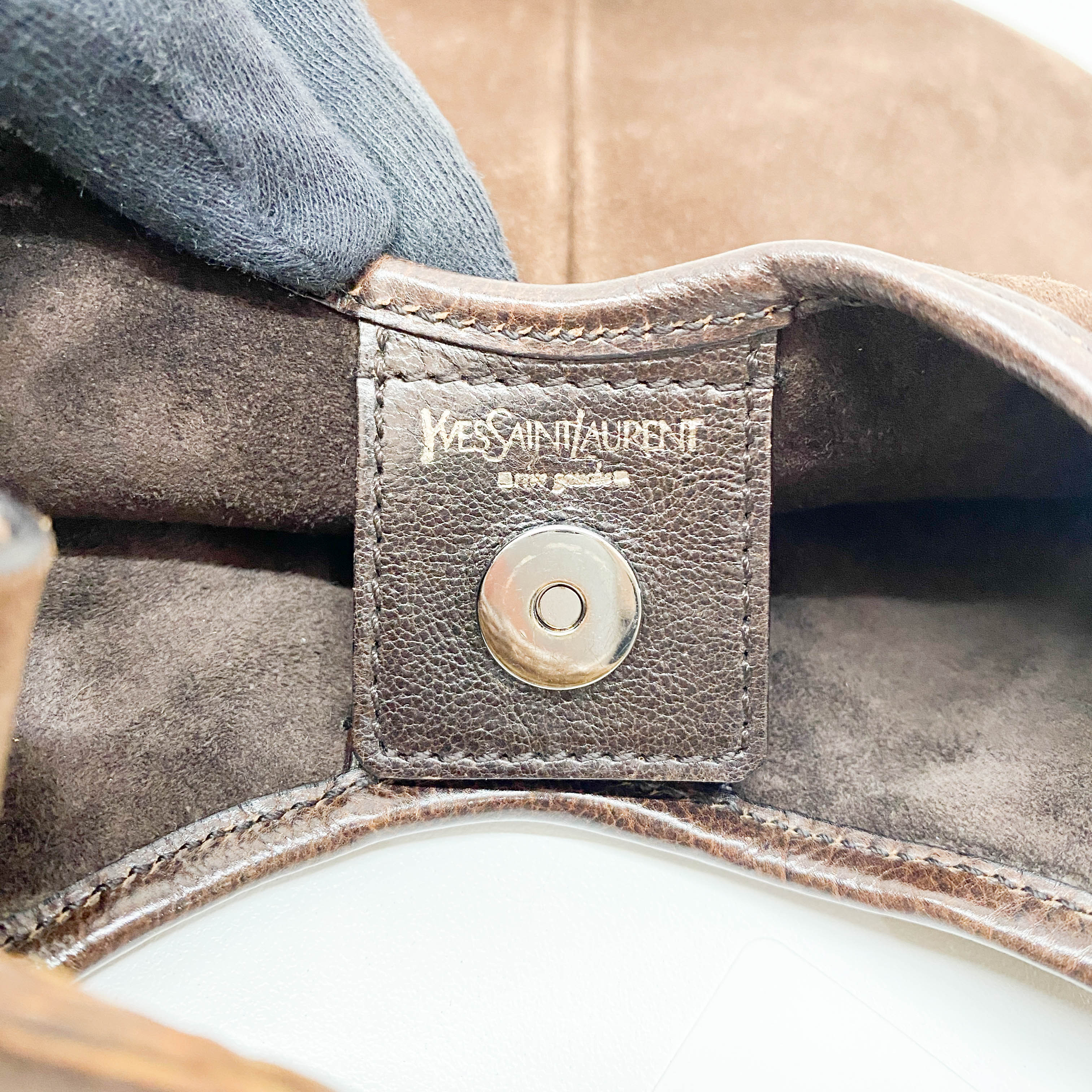 Mombasa Brown Suede Hand Bag