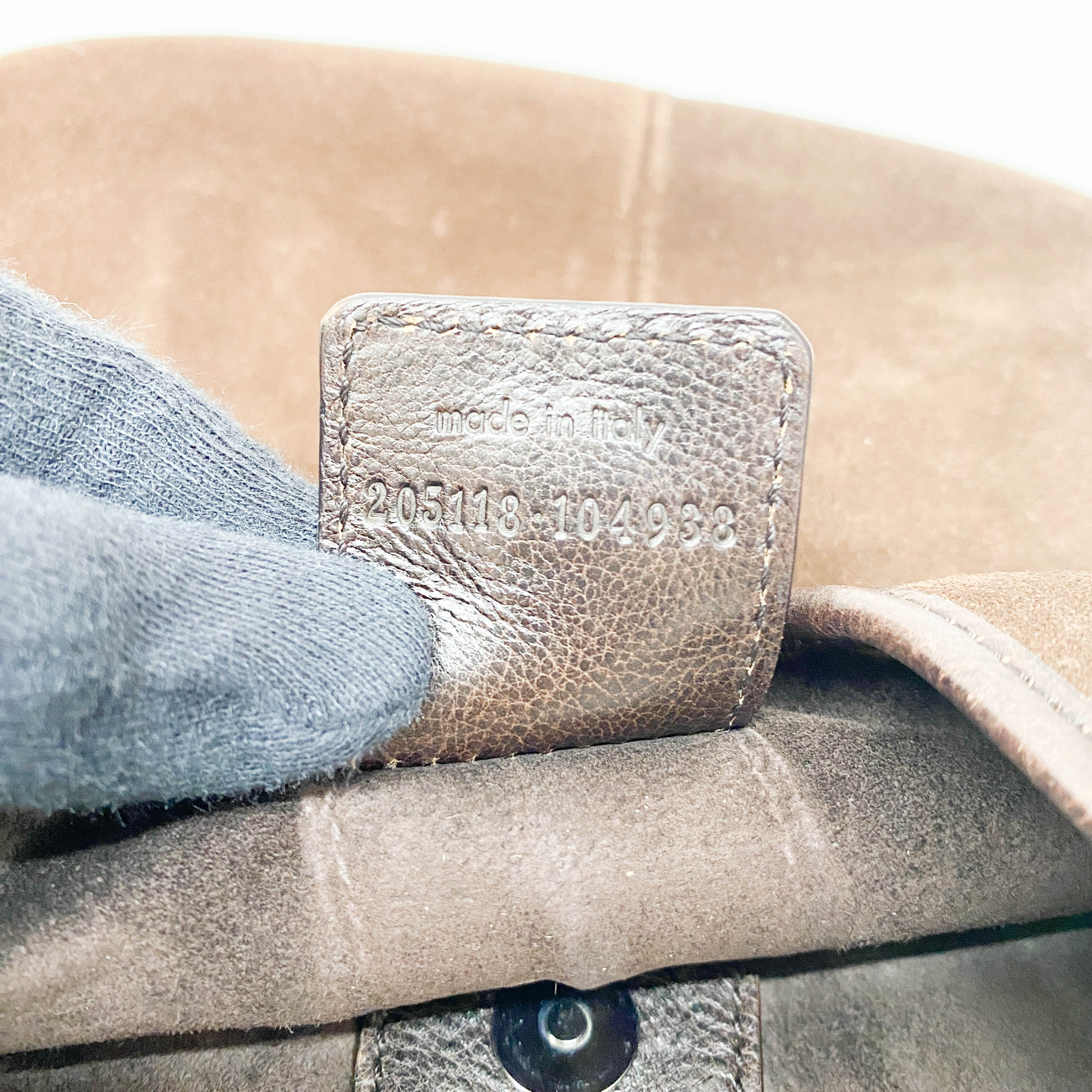 Mombasa Brown Suede Hand Bag