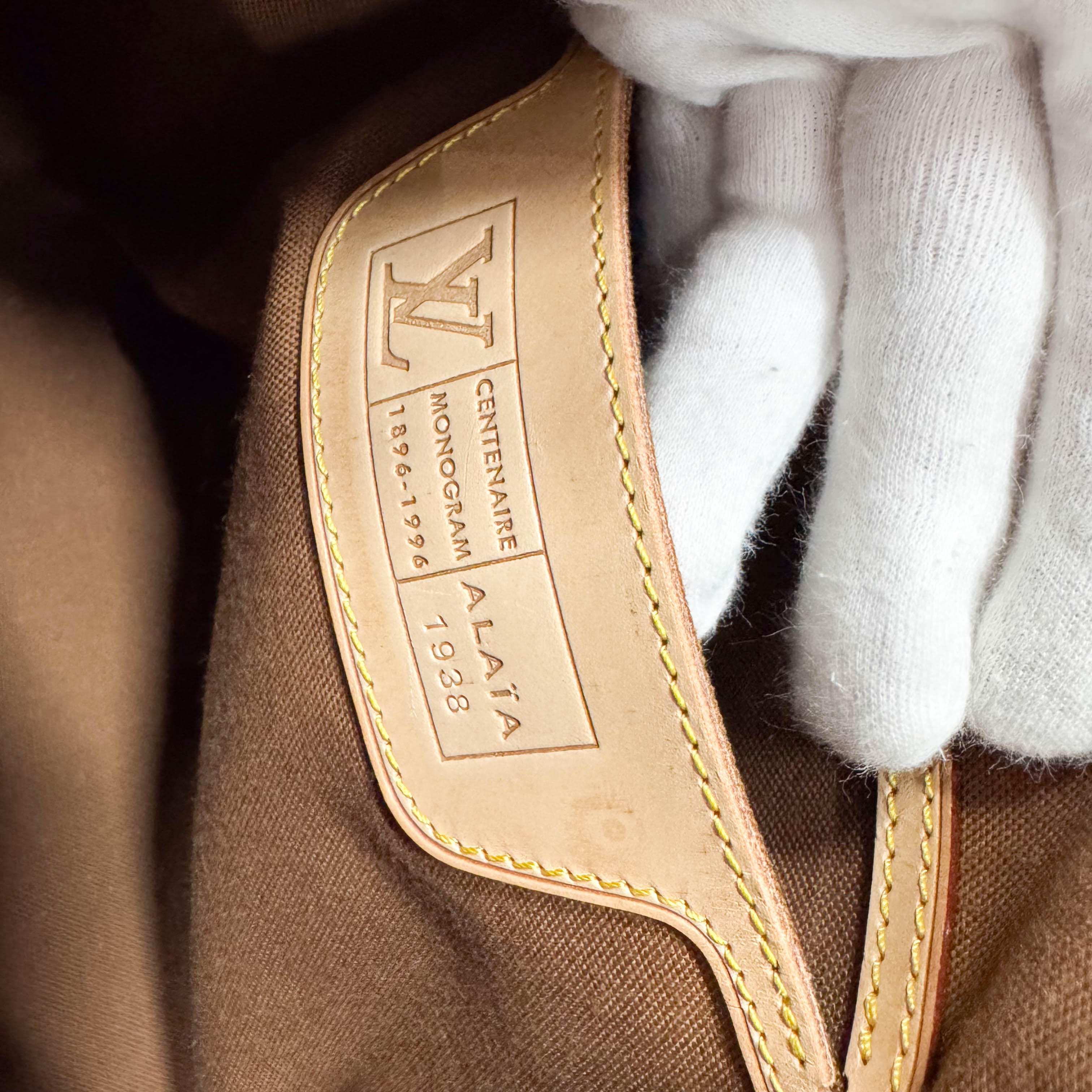 Monogram Leopard Print Pony Hair & Coated Canvas Shoulder Bag