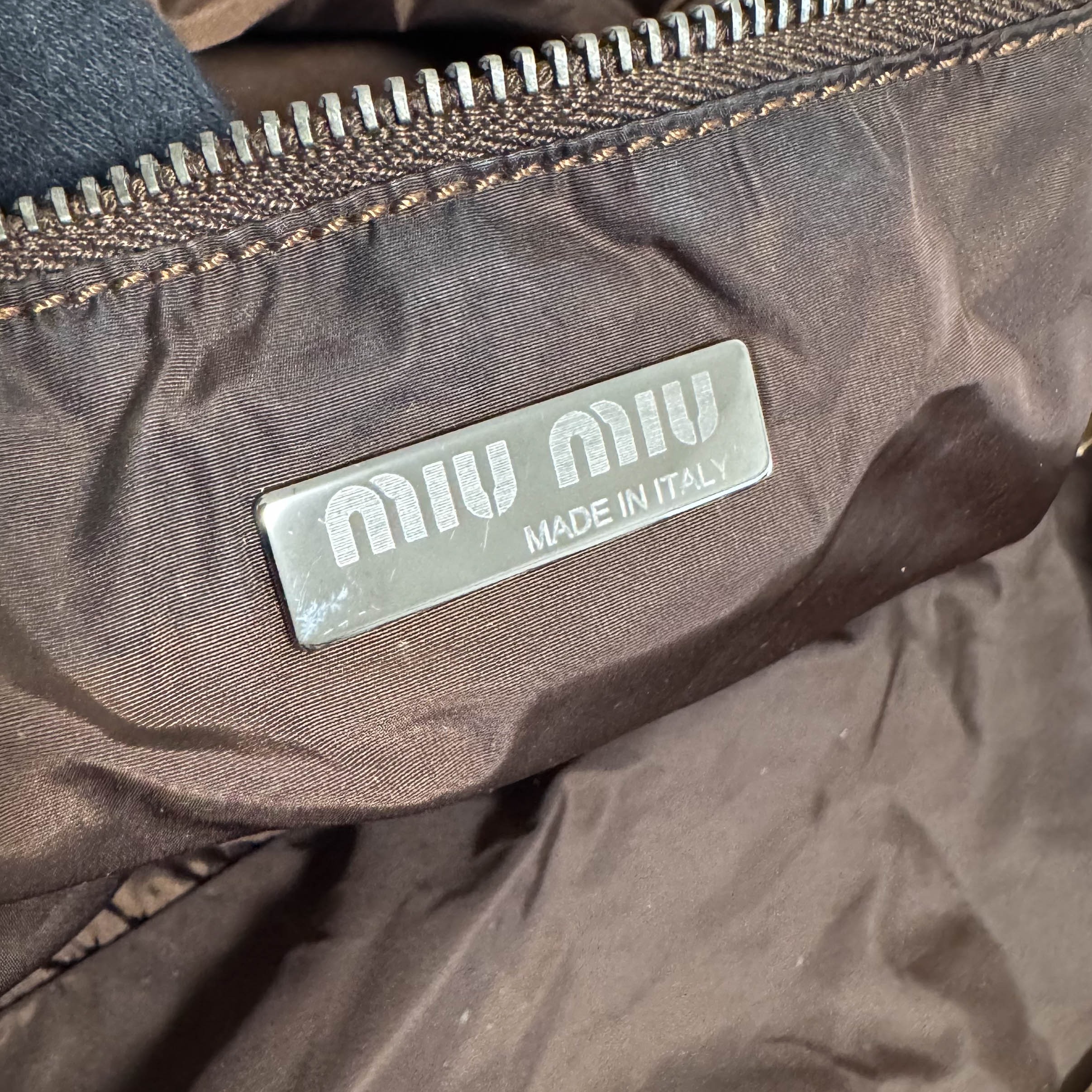 Archive Beige Suede Shoulder Bag