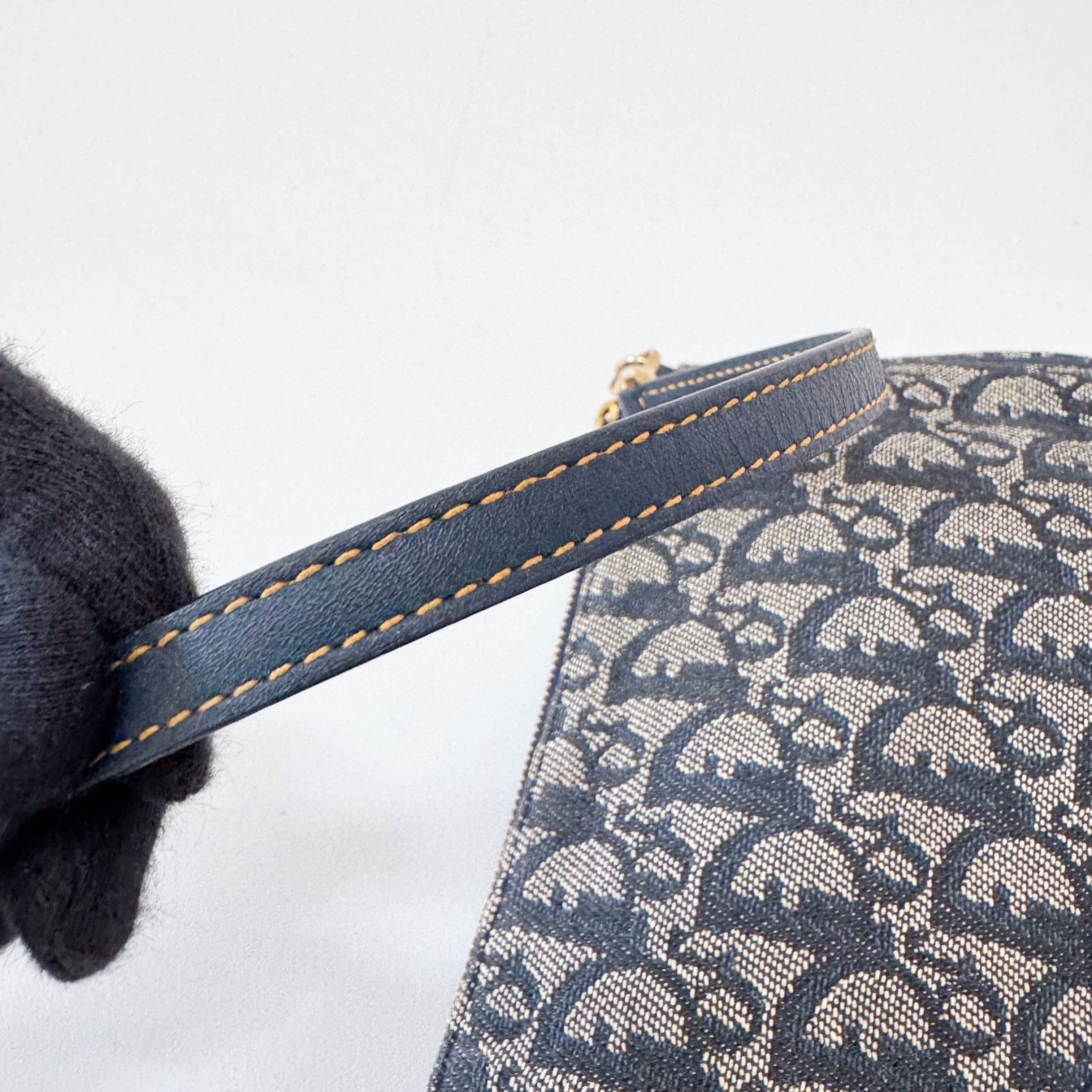 Mini Saddle Vintage Navy Trotter Shoulder Bag