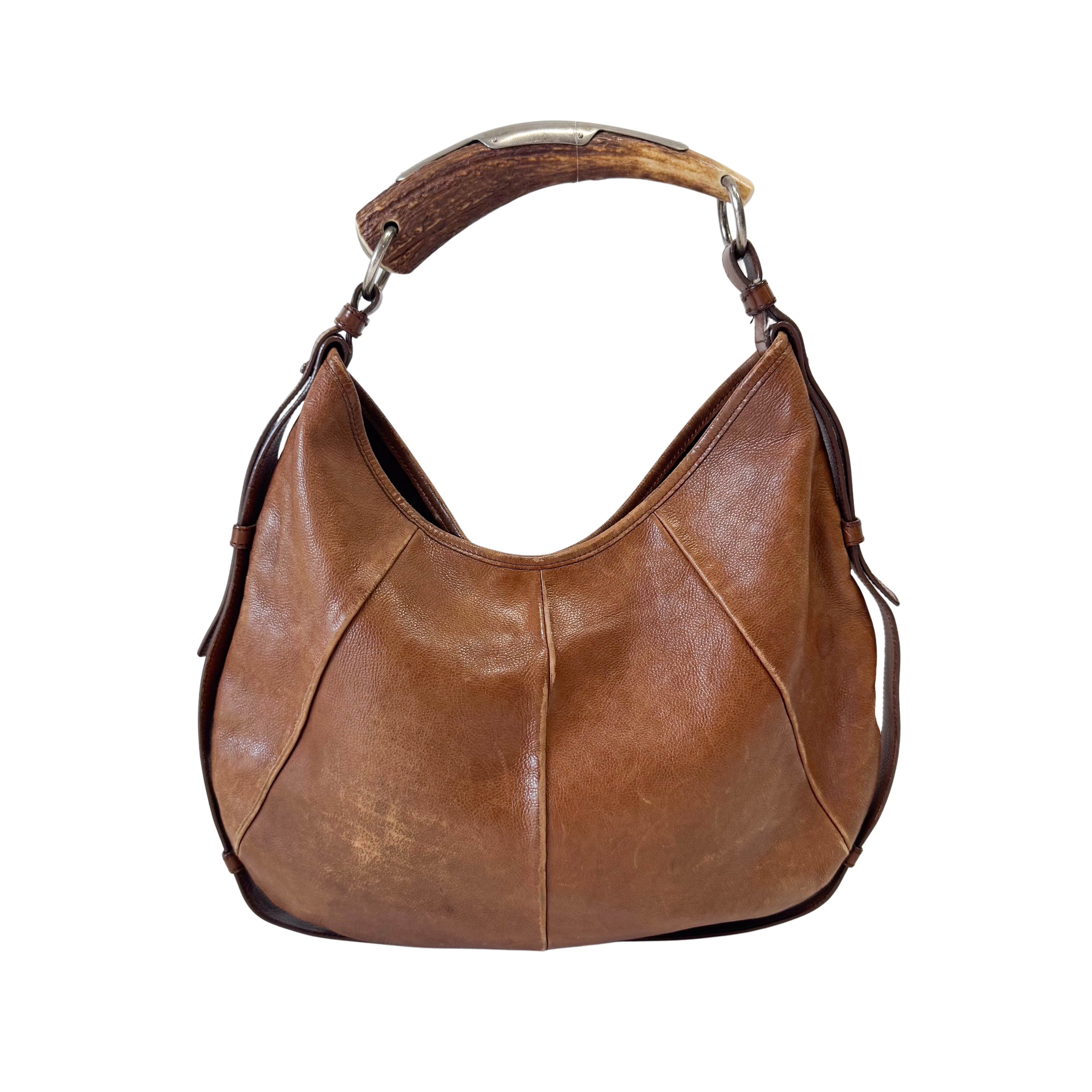 Mombasa Brown Leather Shoulder Bag