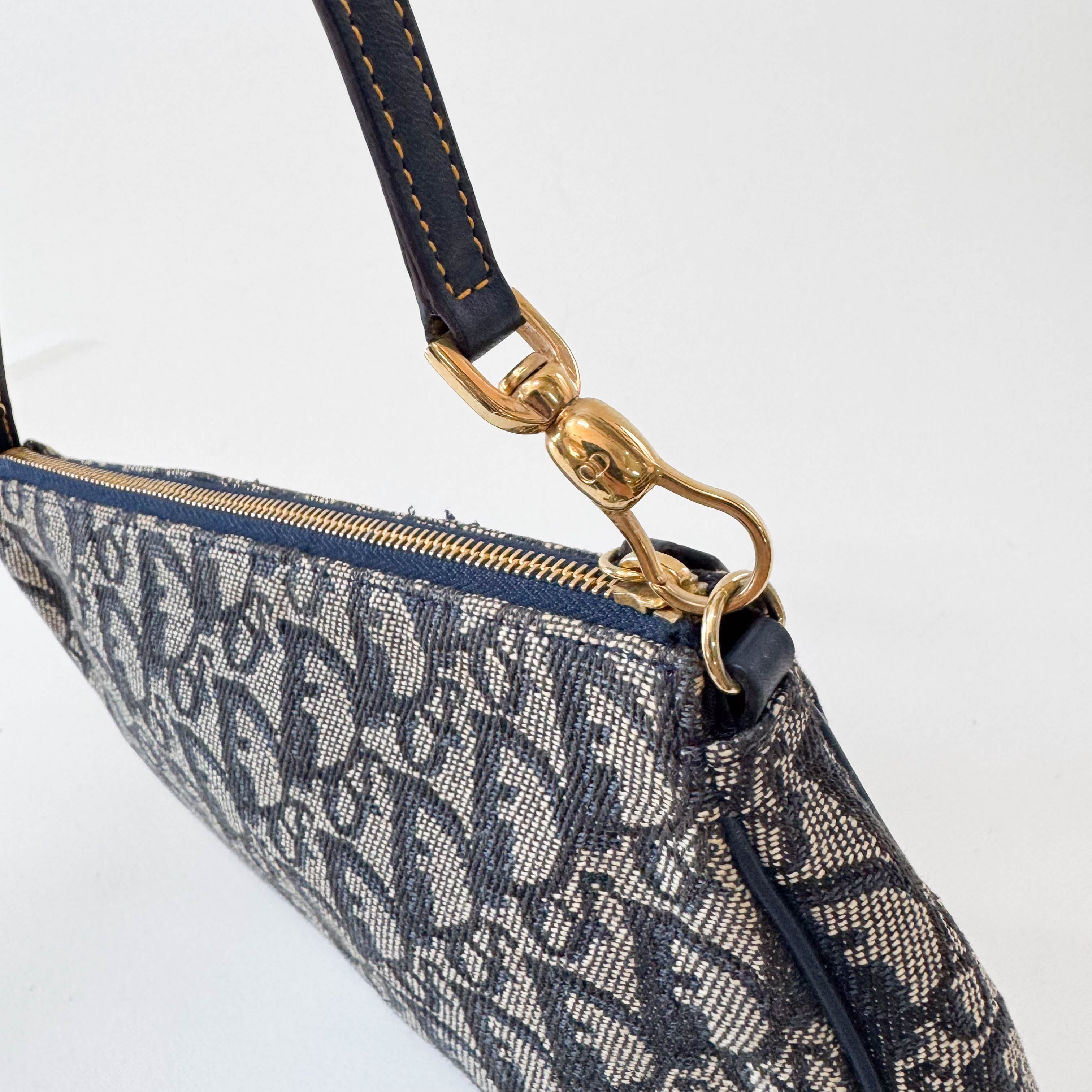 Mini Saddle Vintage Navy Trotter Shoulder Bag