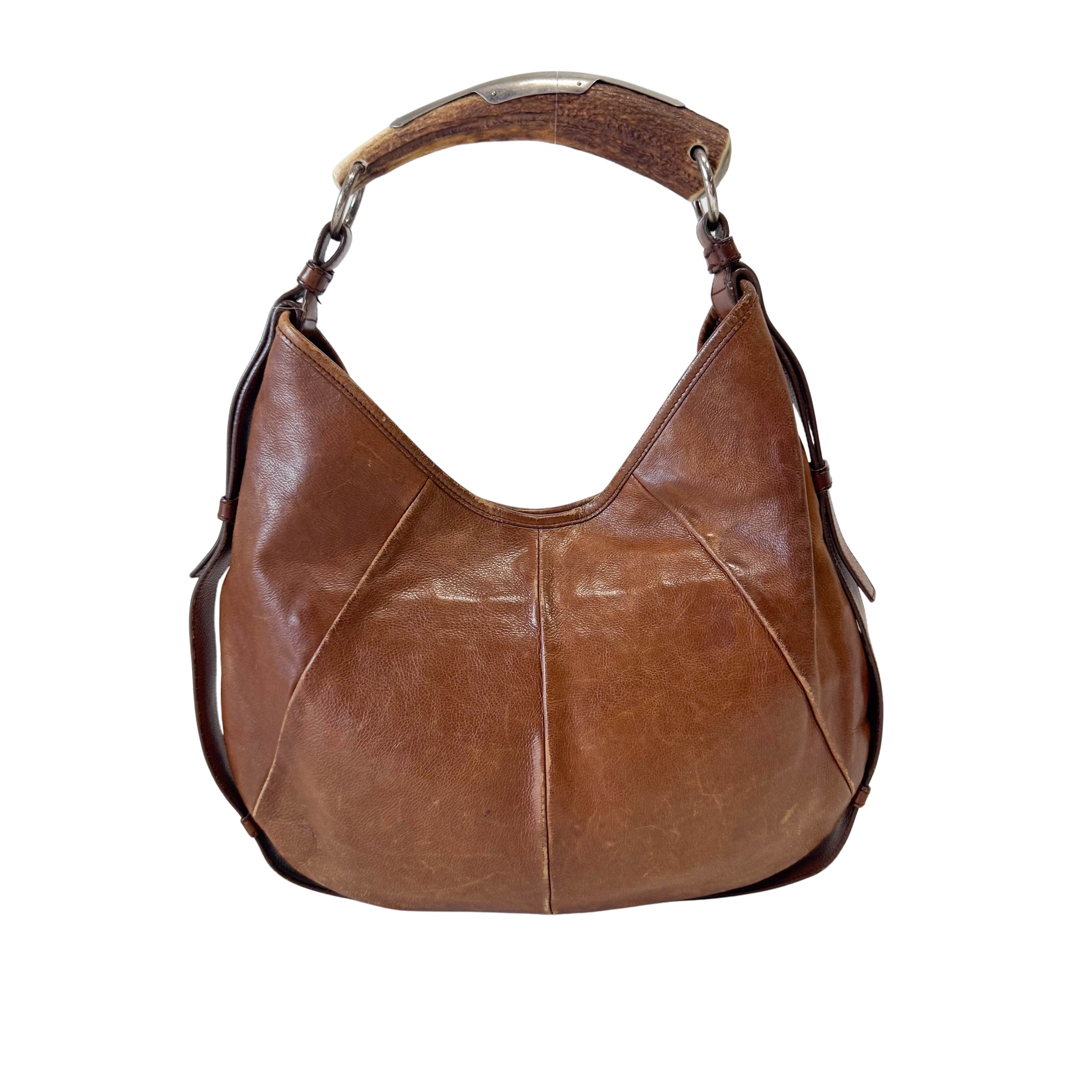 Mombasa Brown Leather Shoulder Bag