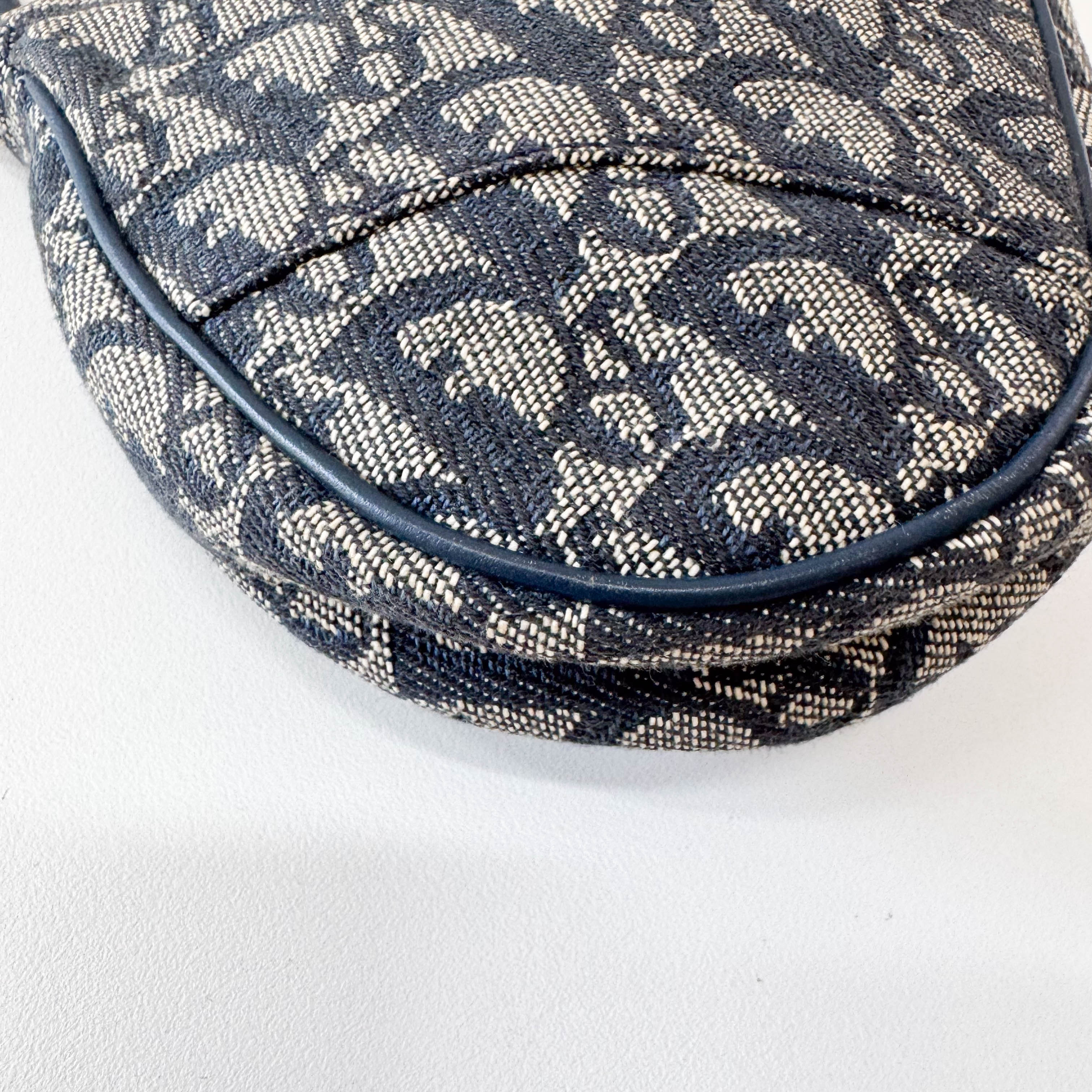 Mini Saddle Vintage Navy Trotter Shoulder Bag