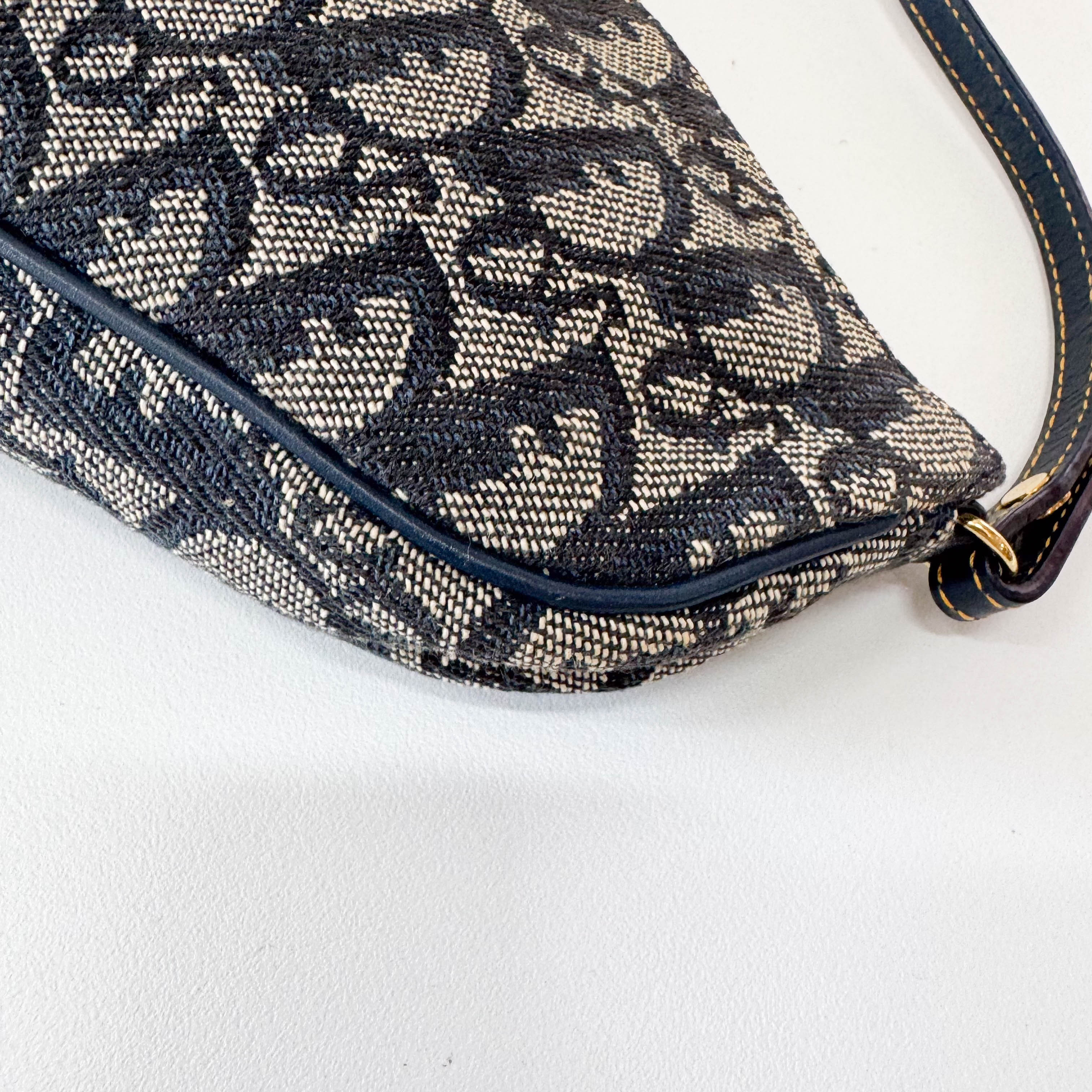 Mini Saddle Vintage Navy Trotter Shoulder Bag