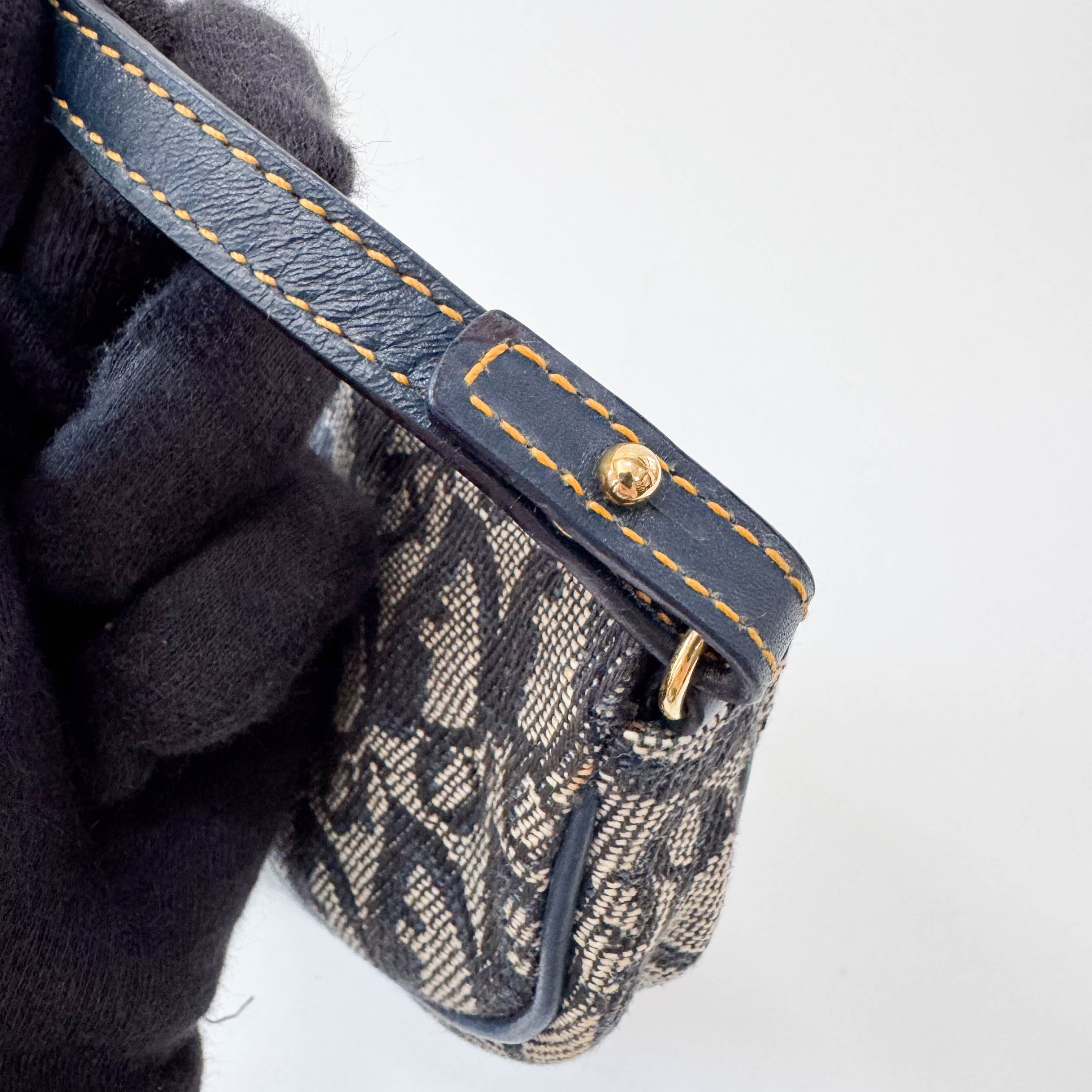 Mini Saddle Vintage Navy Trotter Shoulder Bag