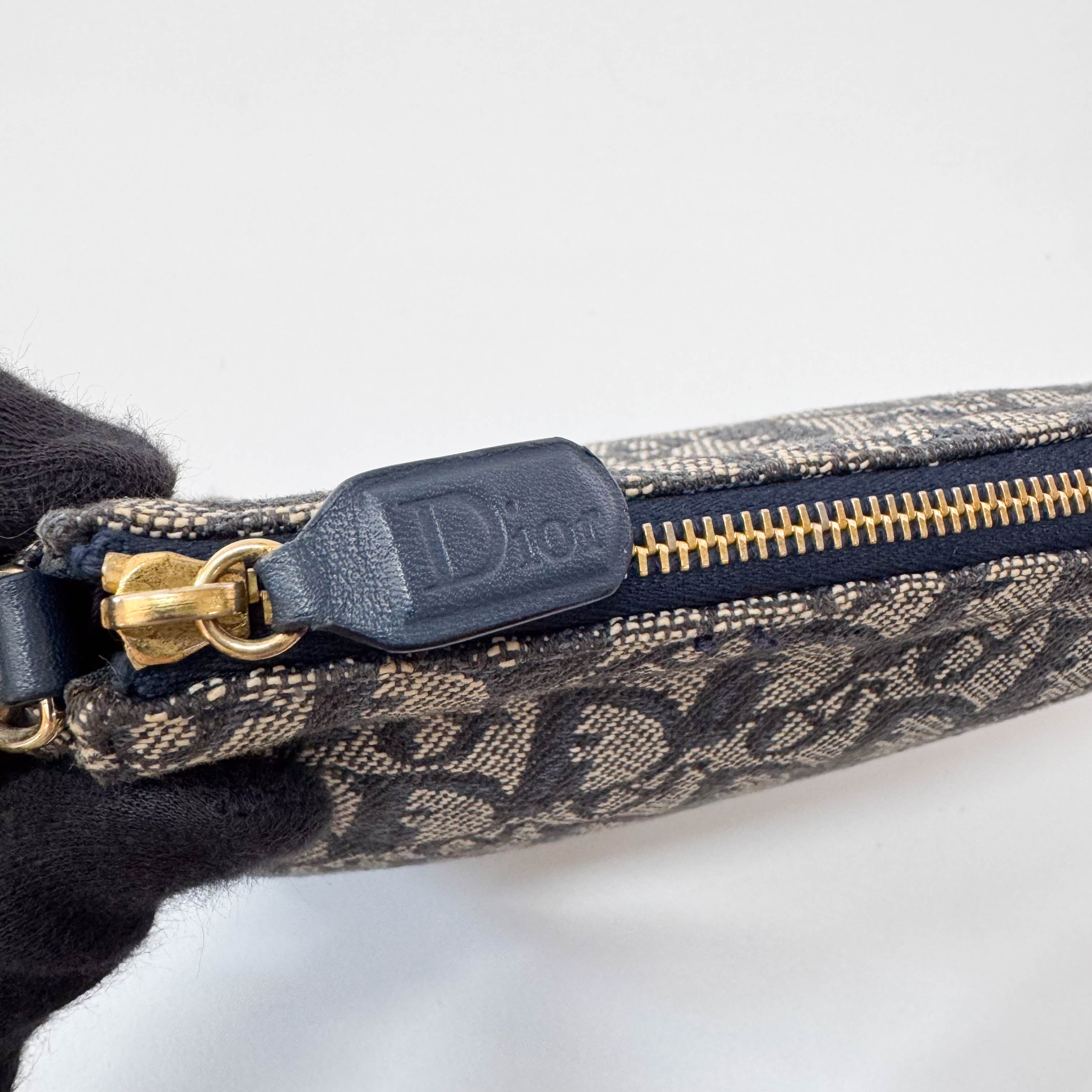 Mini Saddle Vintage Navy Trotter Shoulder Bag