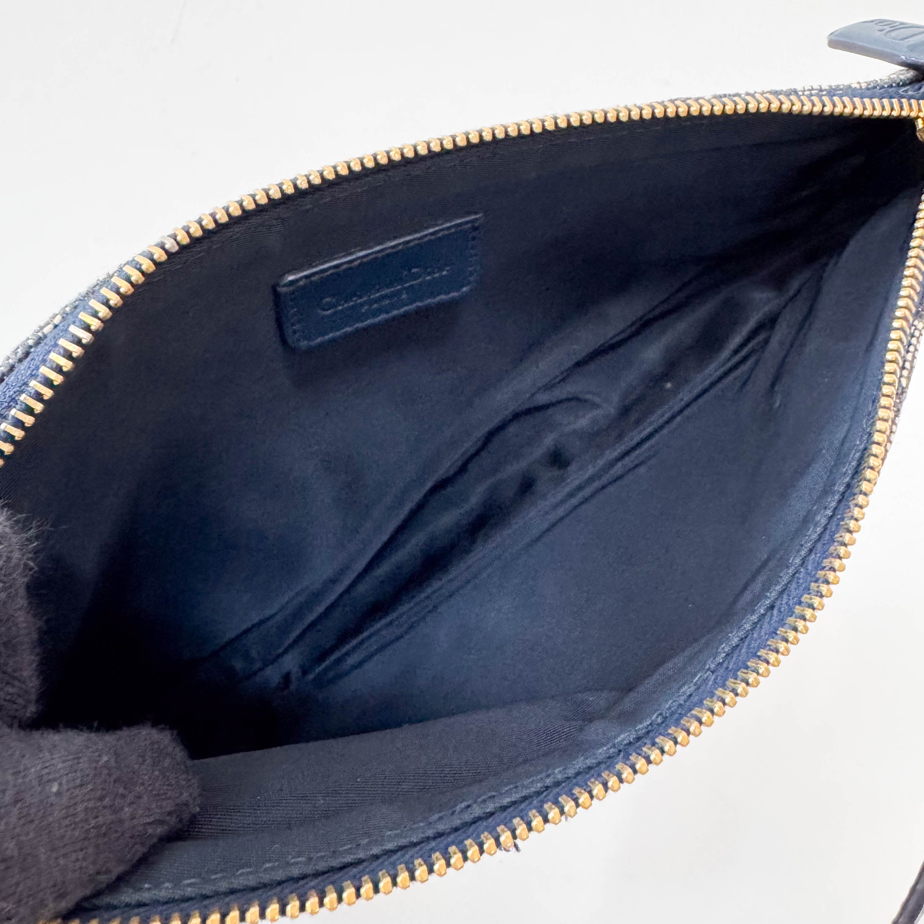 Mini Saddle Vintage Navy Trotter Shoulder Bag