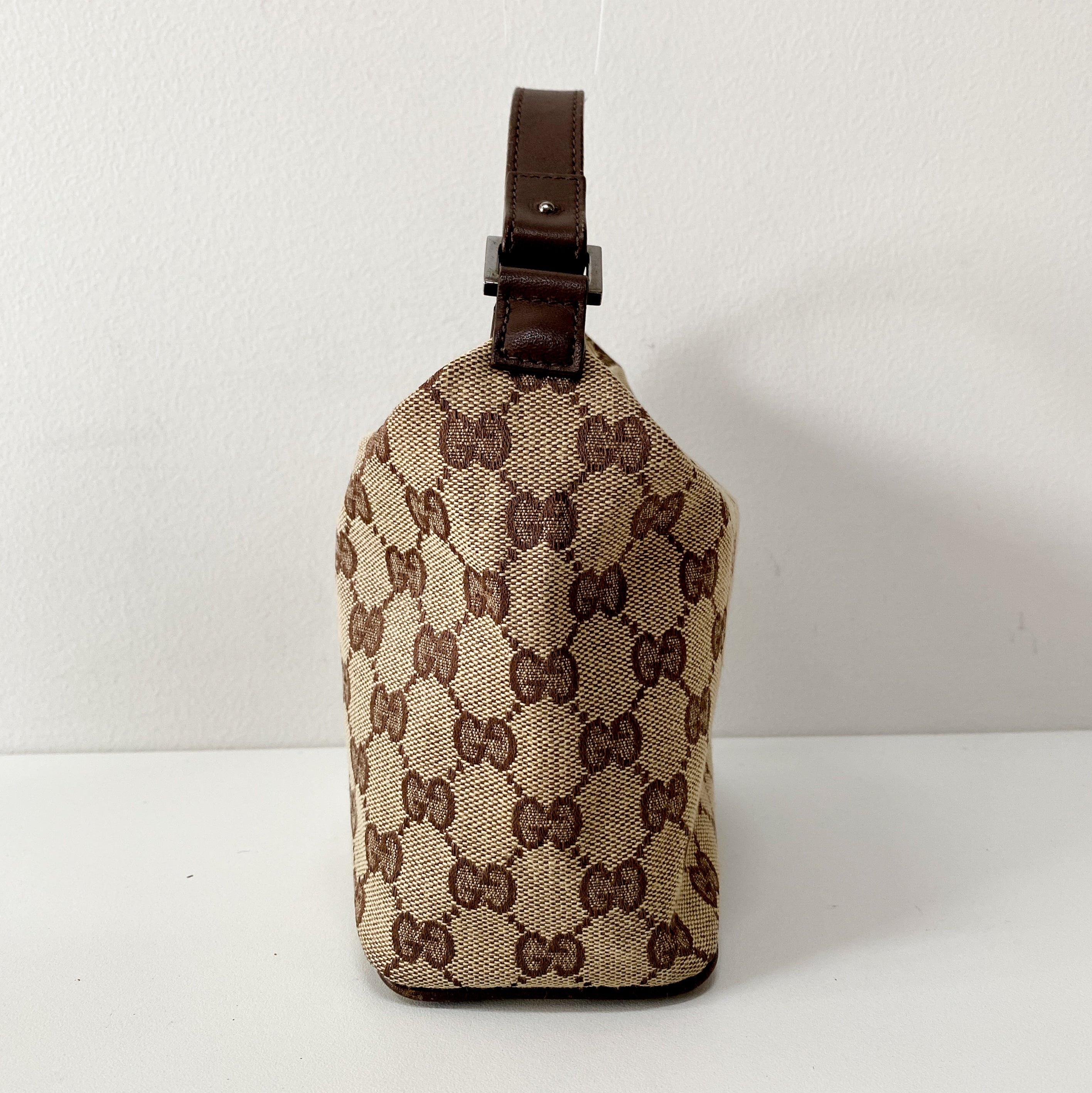 Brown GG Canvas Handbag