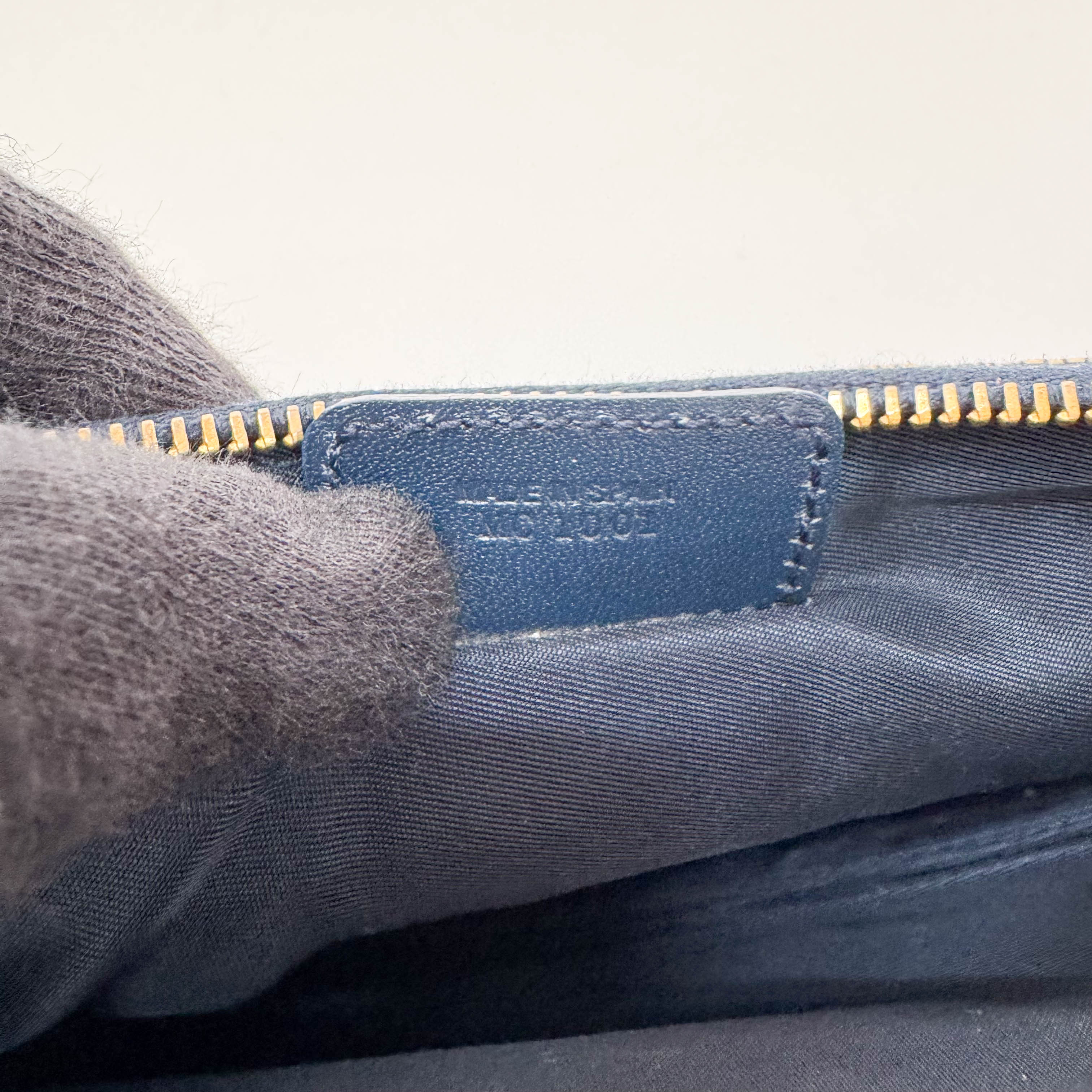 Mini Saddle Vintage Navy Trotter Shoulder Bag