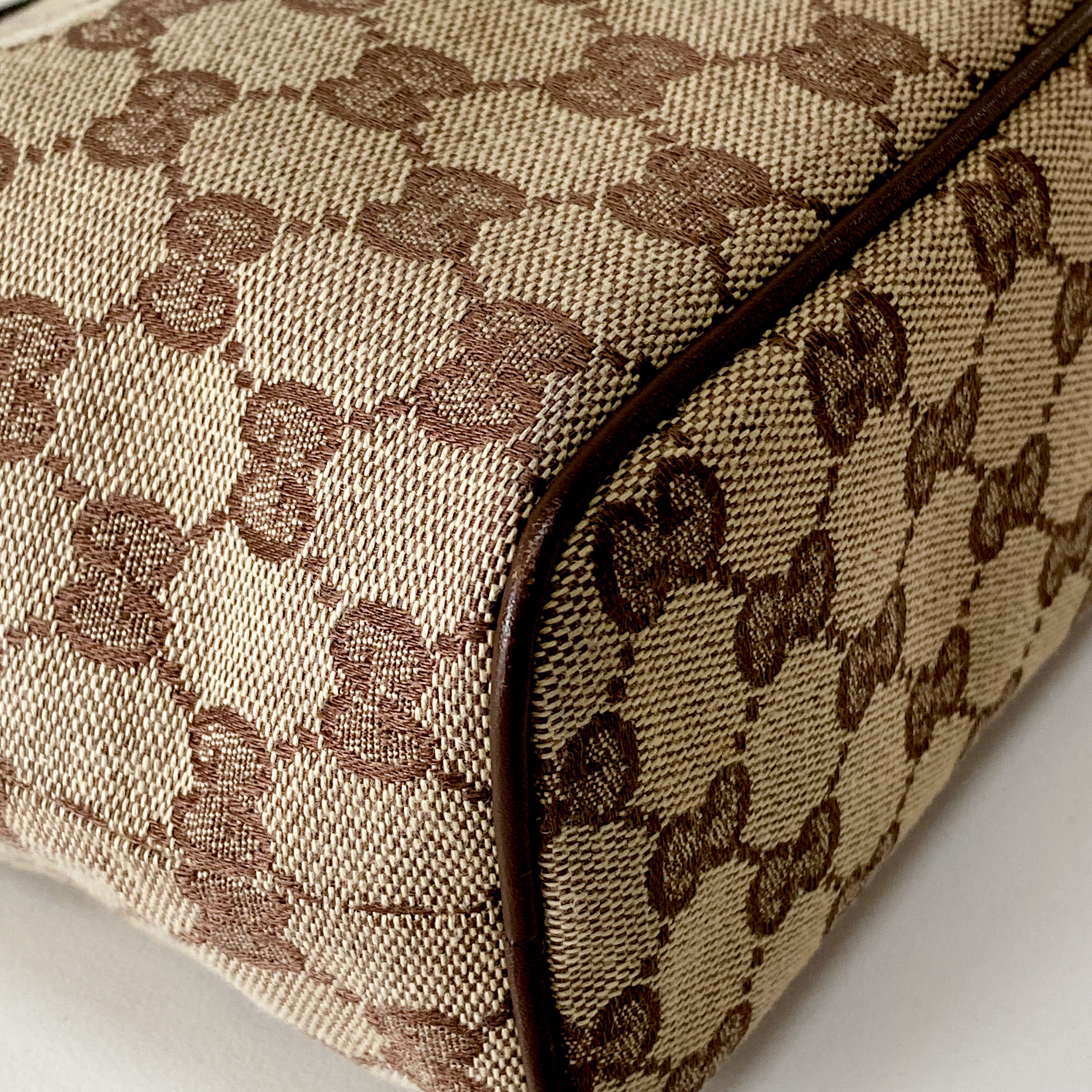 Brown GG Canvas Handbag