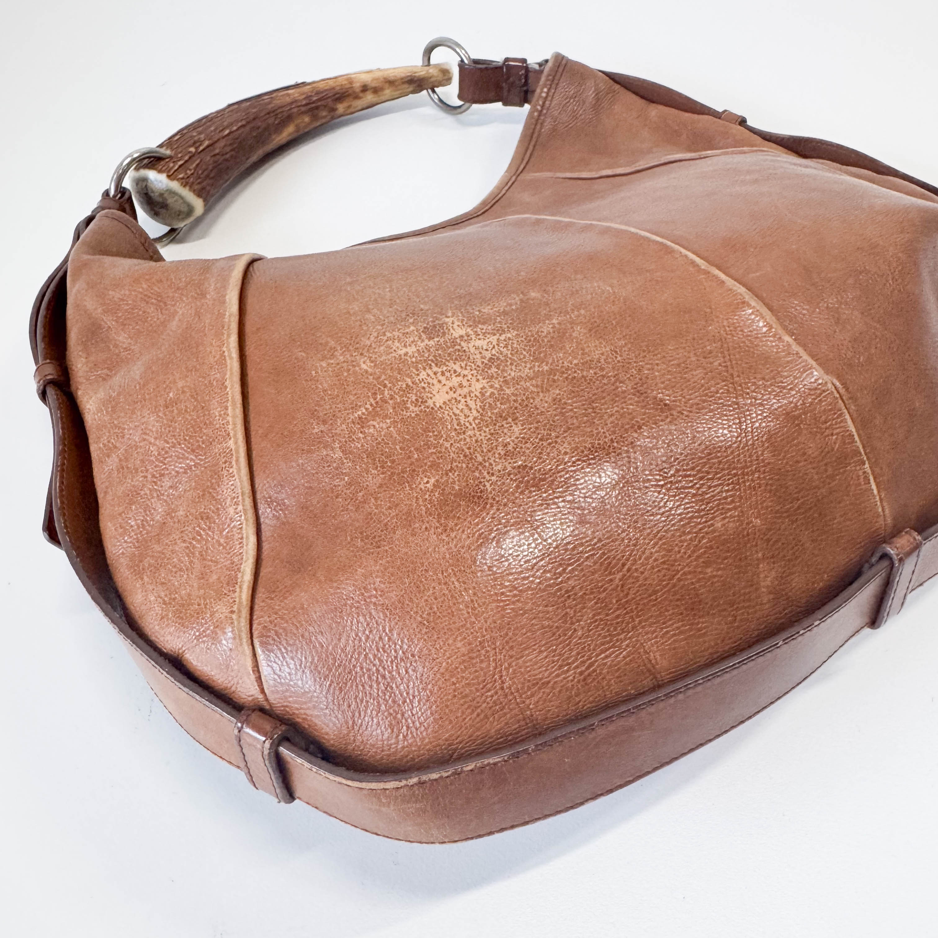 Mombasa Brown Leather Shoulder Bag