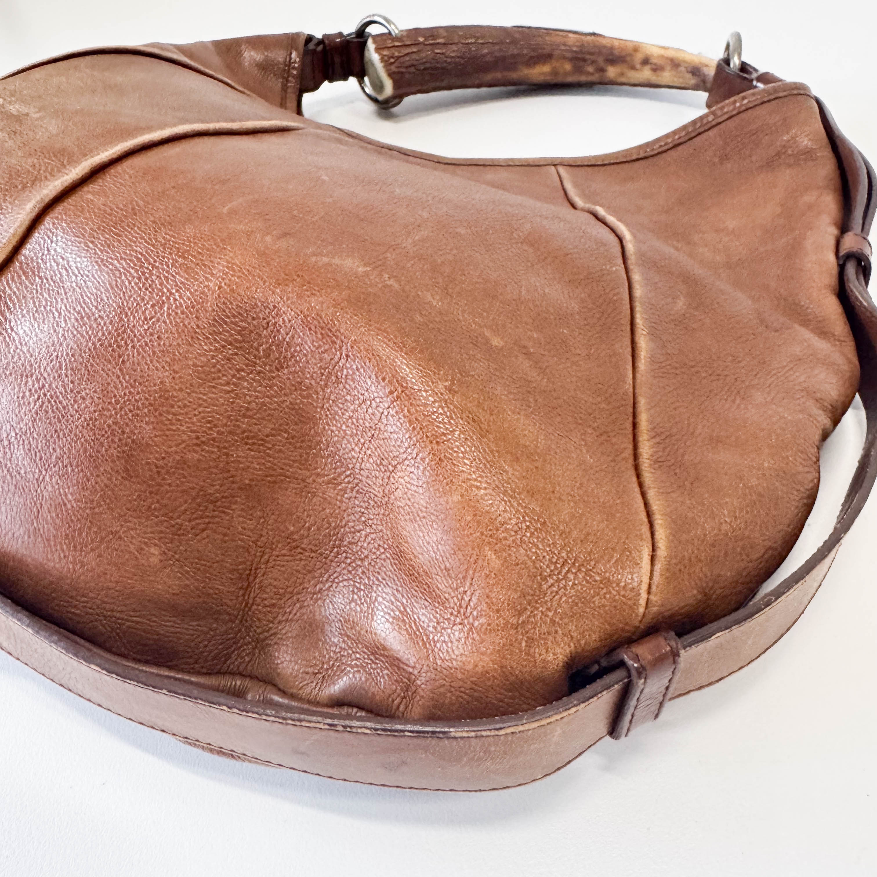 Mombasa Brown Leather Shoulder Bag