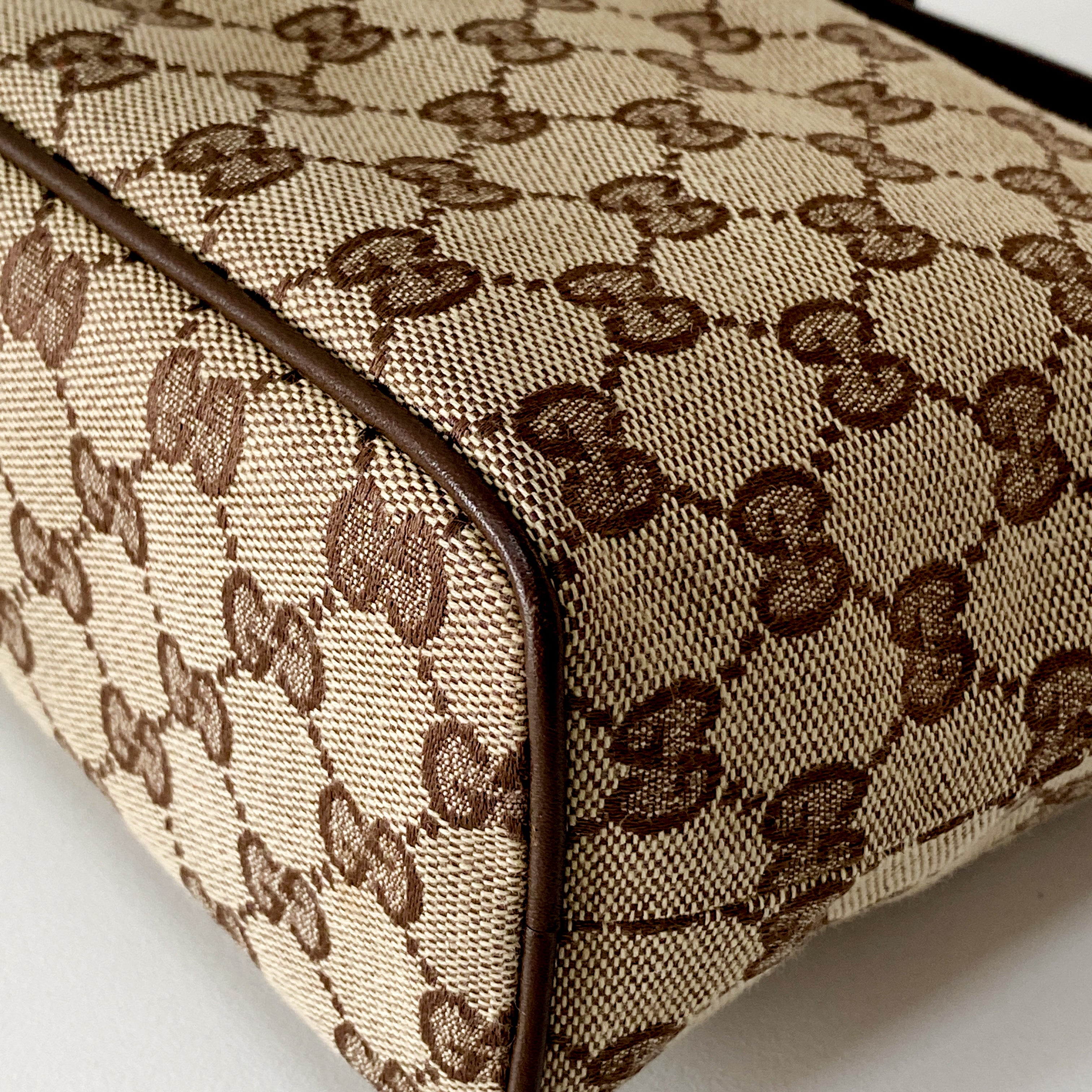 Brown GG Canvas Handbag