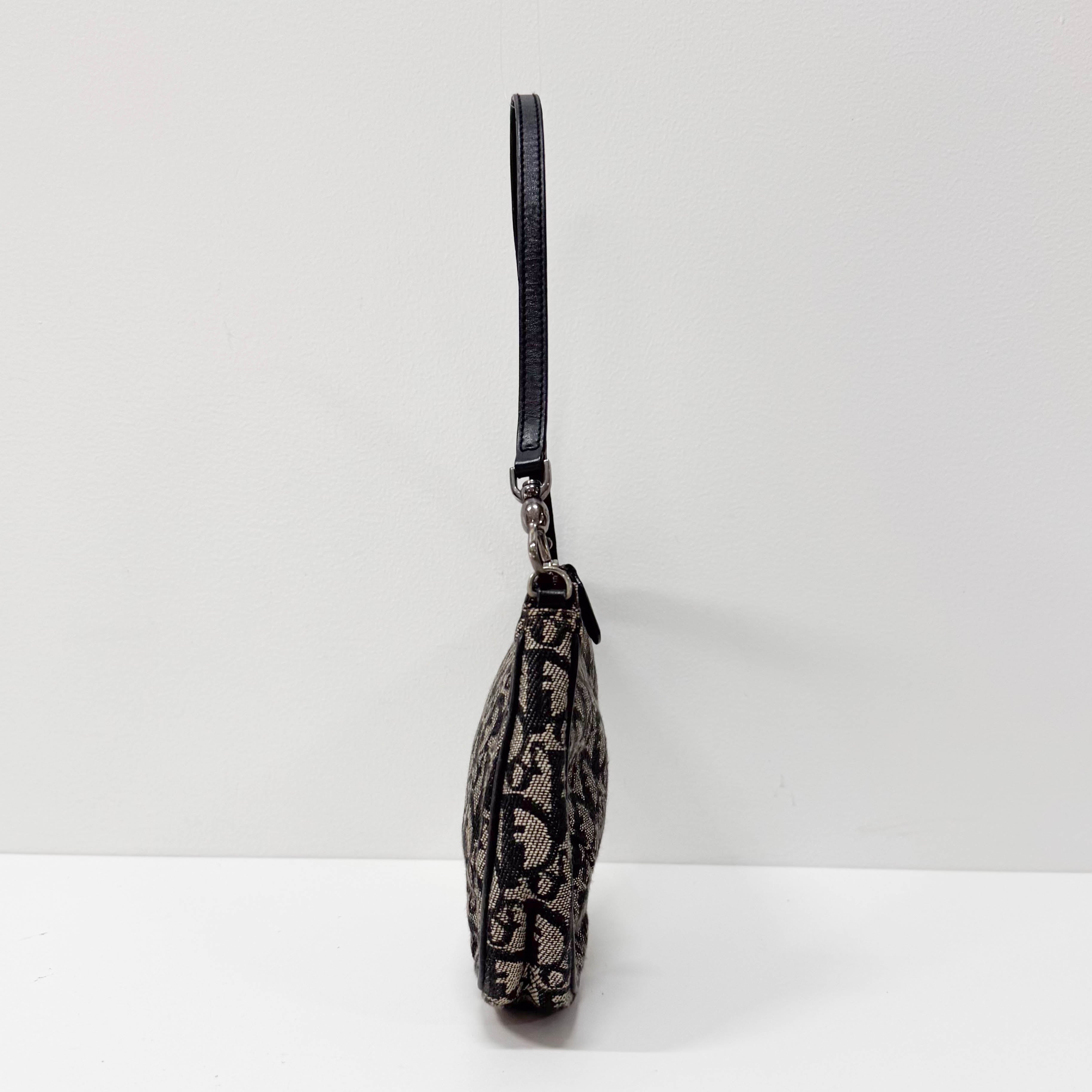 Saddle Trotter Navy Canvas Shoulder Bag