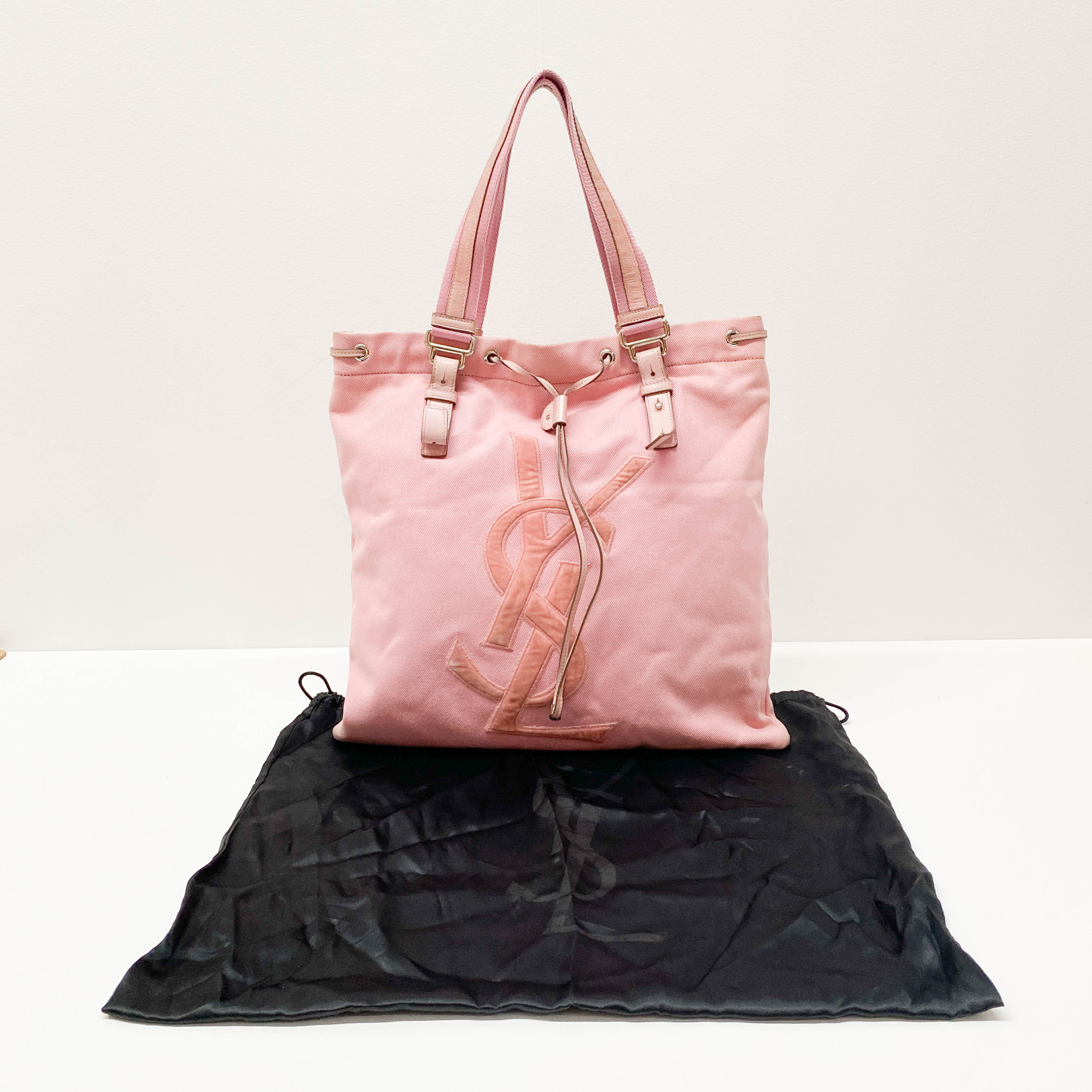 Pink Cotton Tote Bag