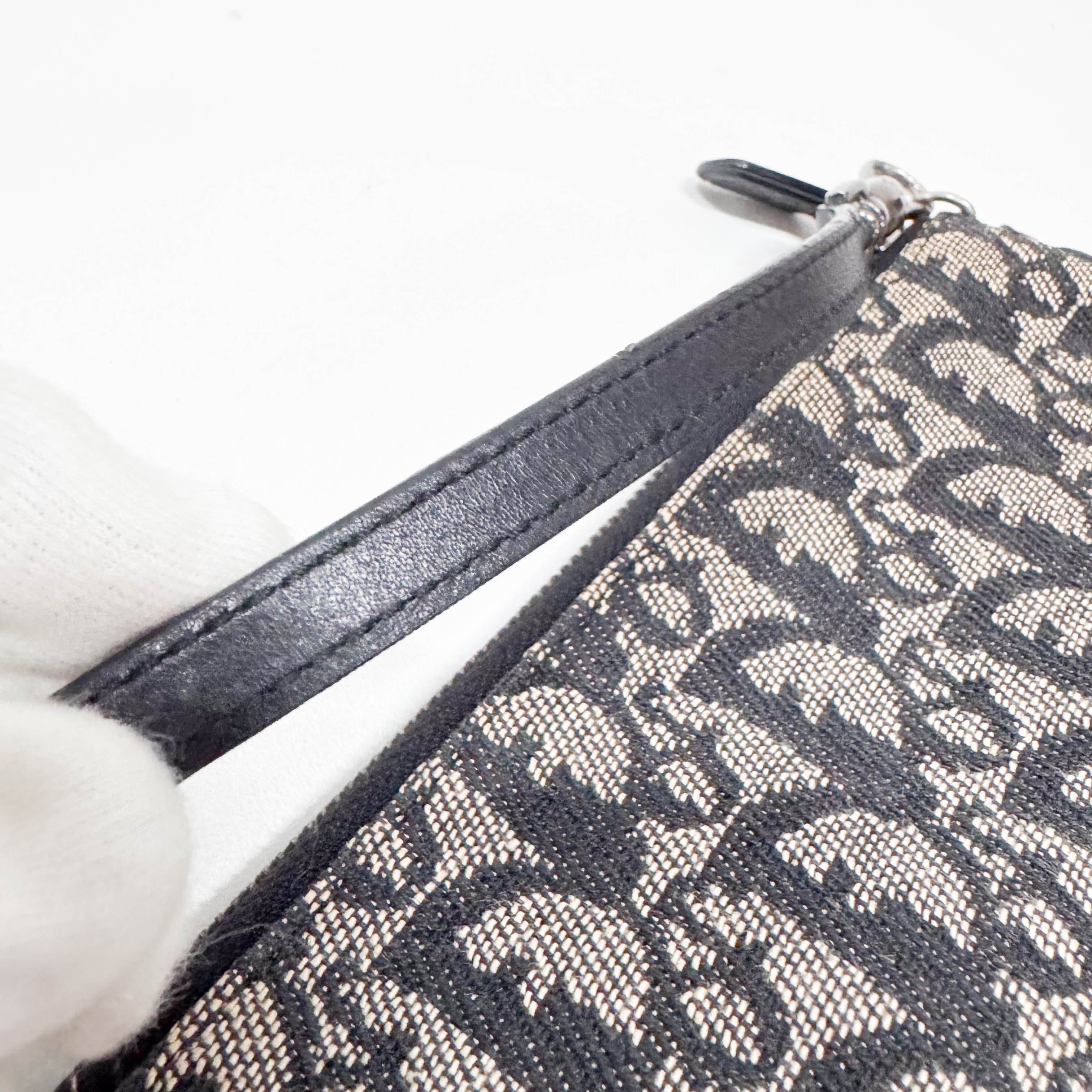 Saddle Trotter Navy Canvas Shoulder Bag