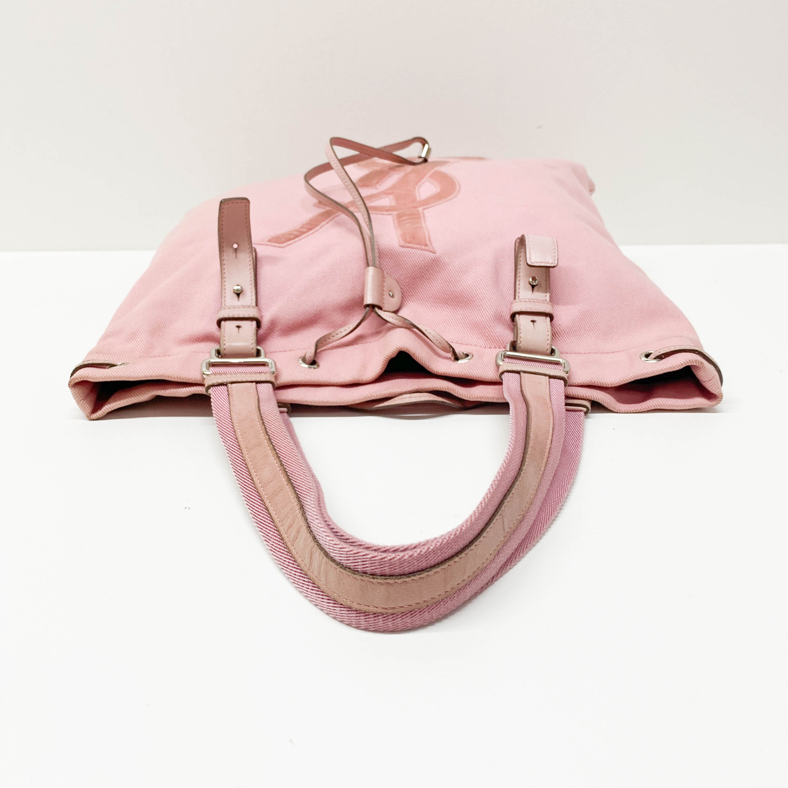 Pink Cotton Tote Bag