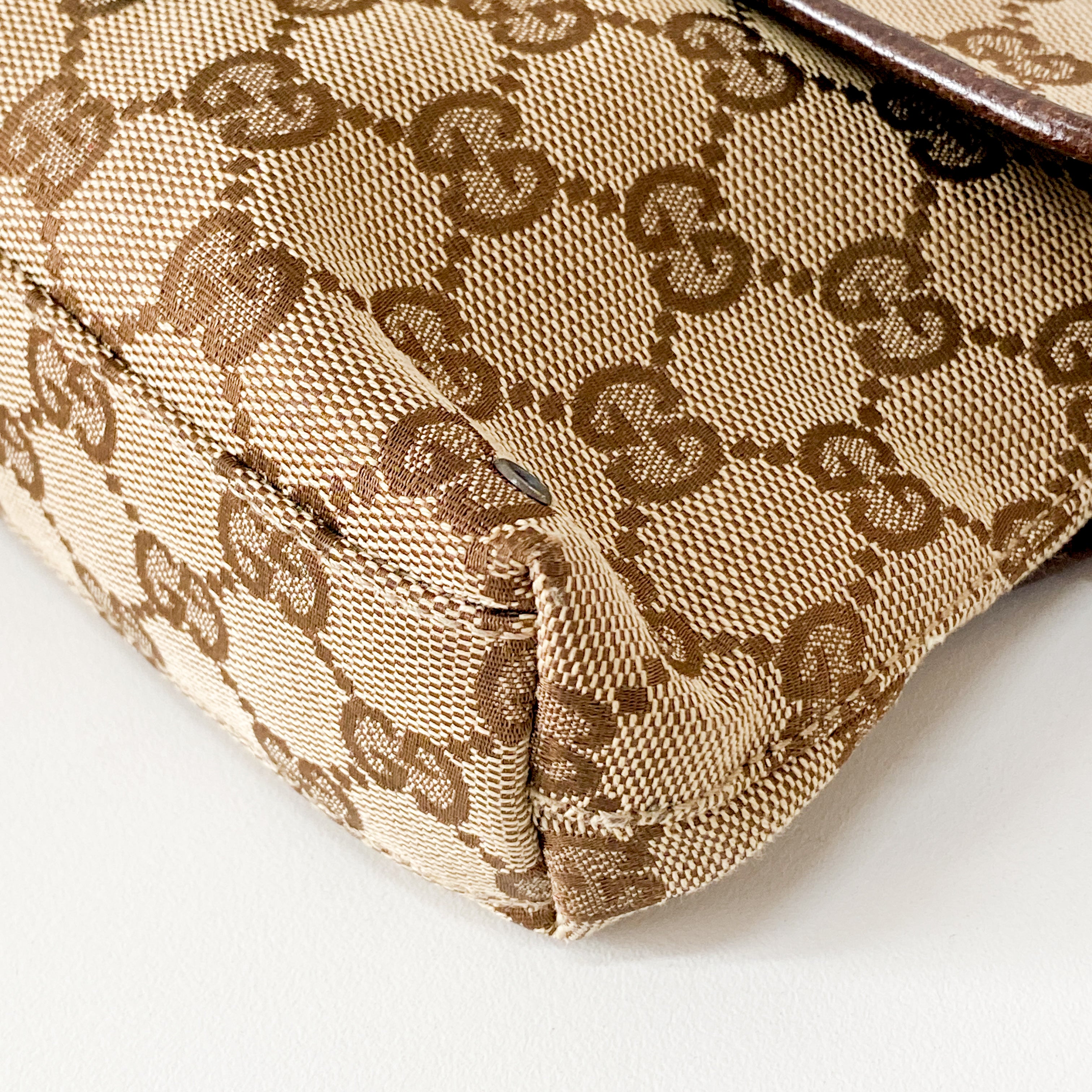 GG Canvas Brown Mini Bag