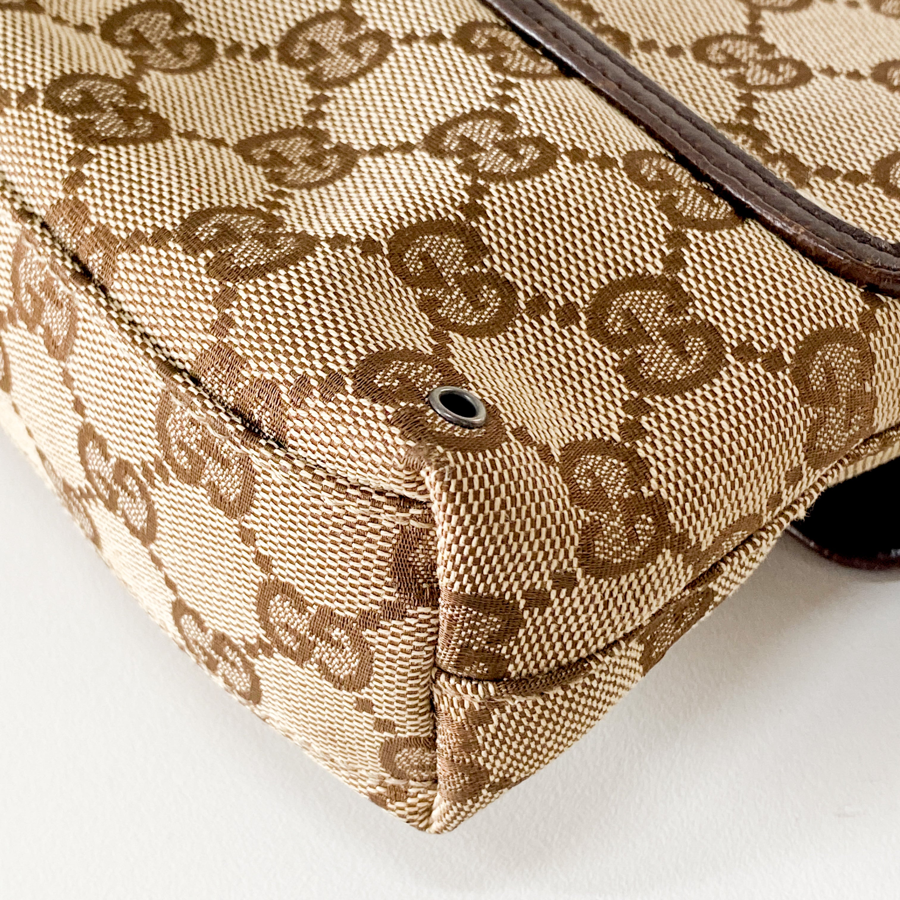 GG Canvas Brown Mini Bag