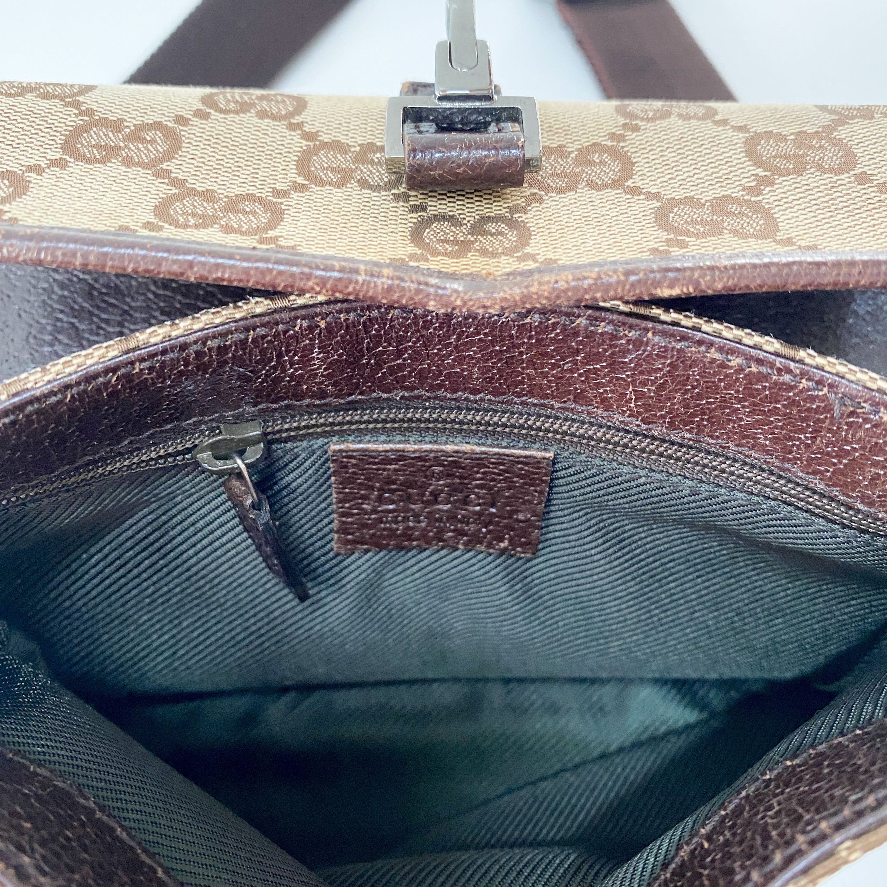 GG Canvas Brown Mini Bag