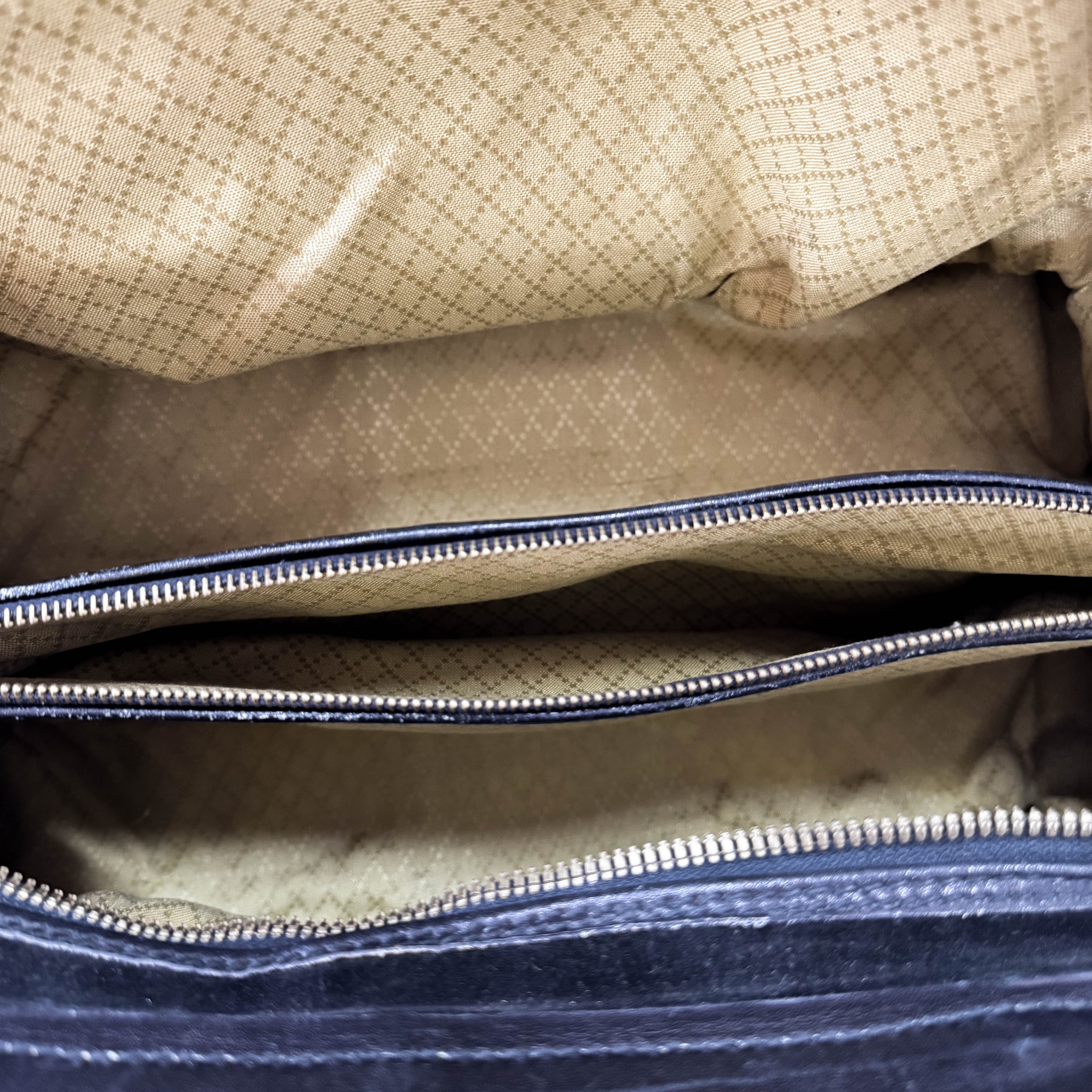 Sherry Black Suede Boston Bag