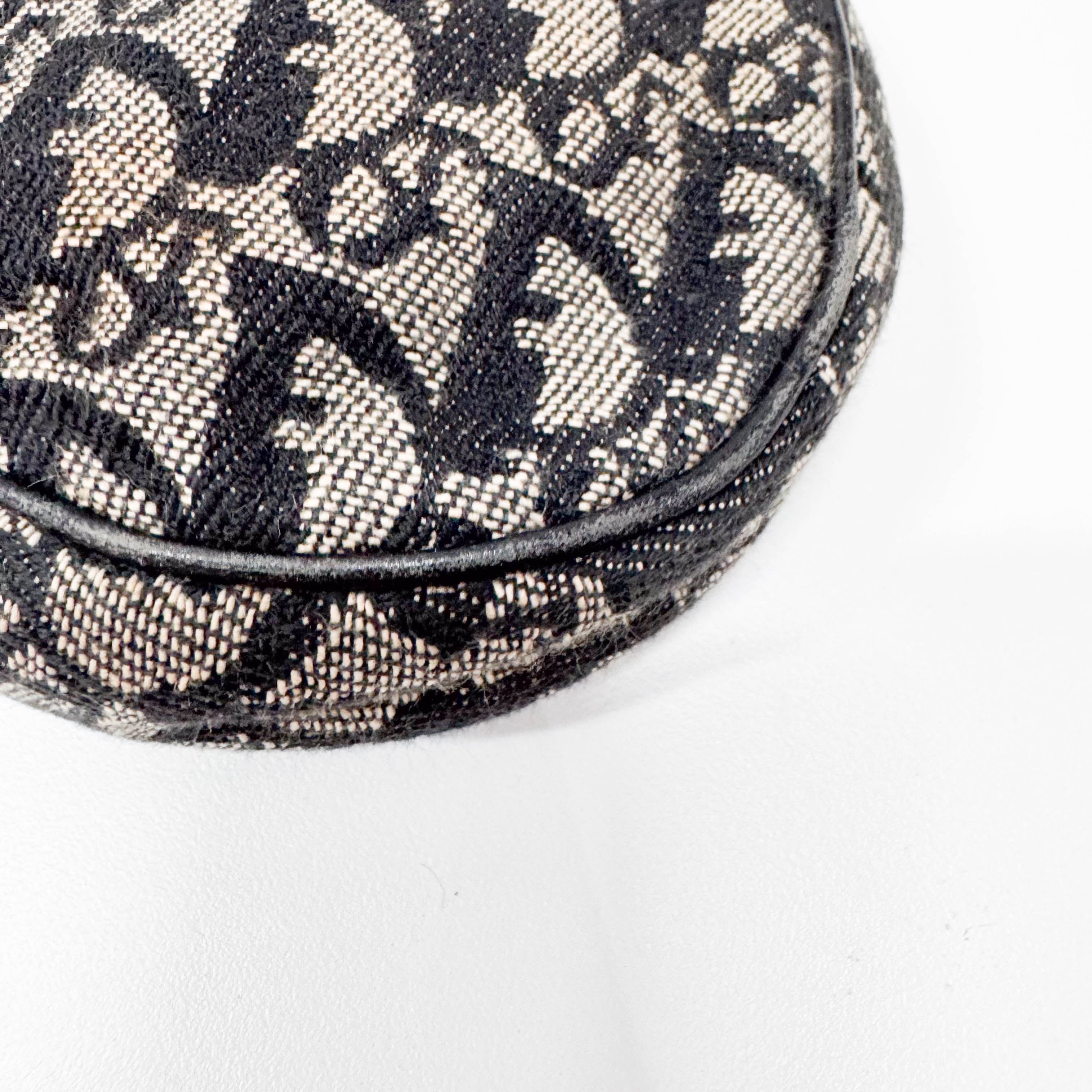 Saddle Trotter Navy Canvas Shoulder Bag