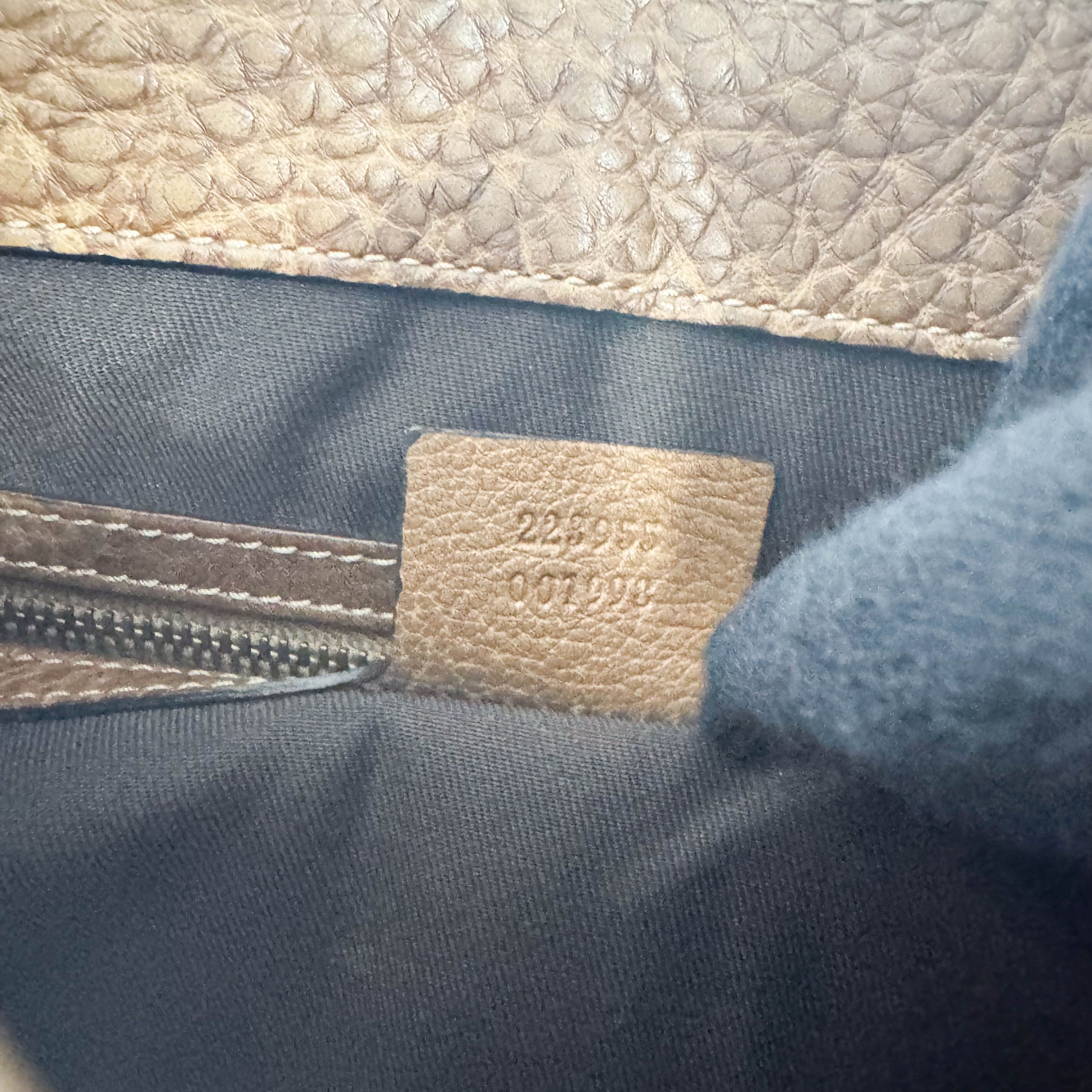 Horsebit Brown Leather Shoulder Bag