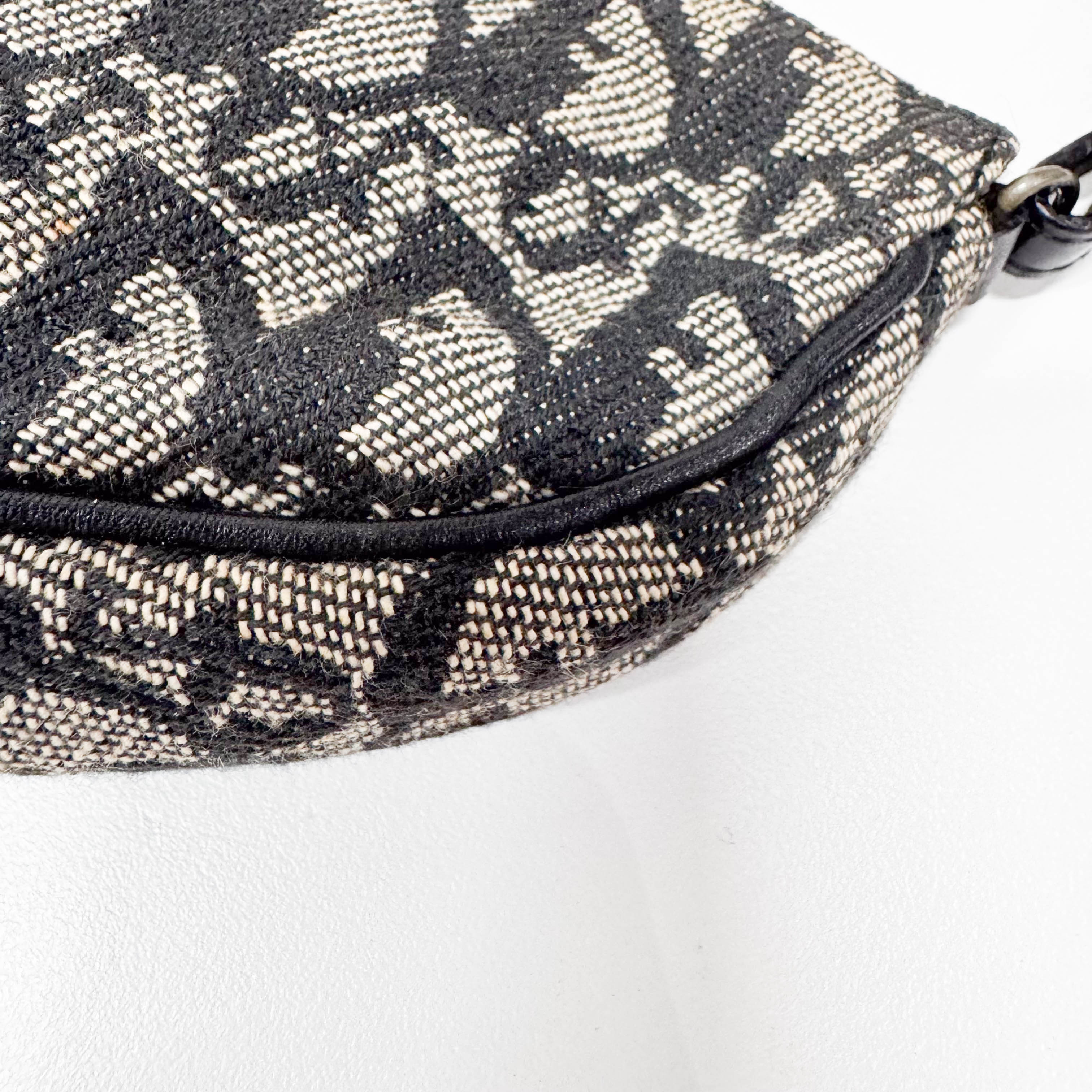 Saddle Trotter Navy Canvas Shoulder Bag