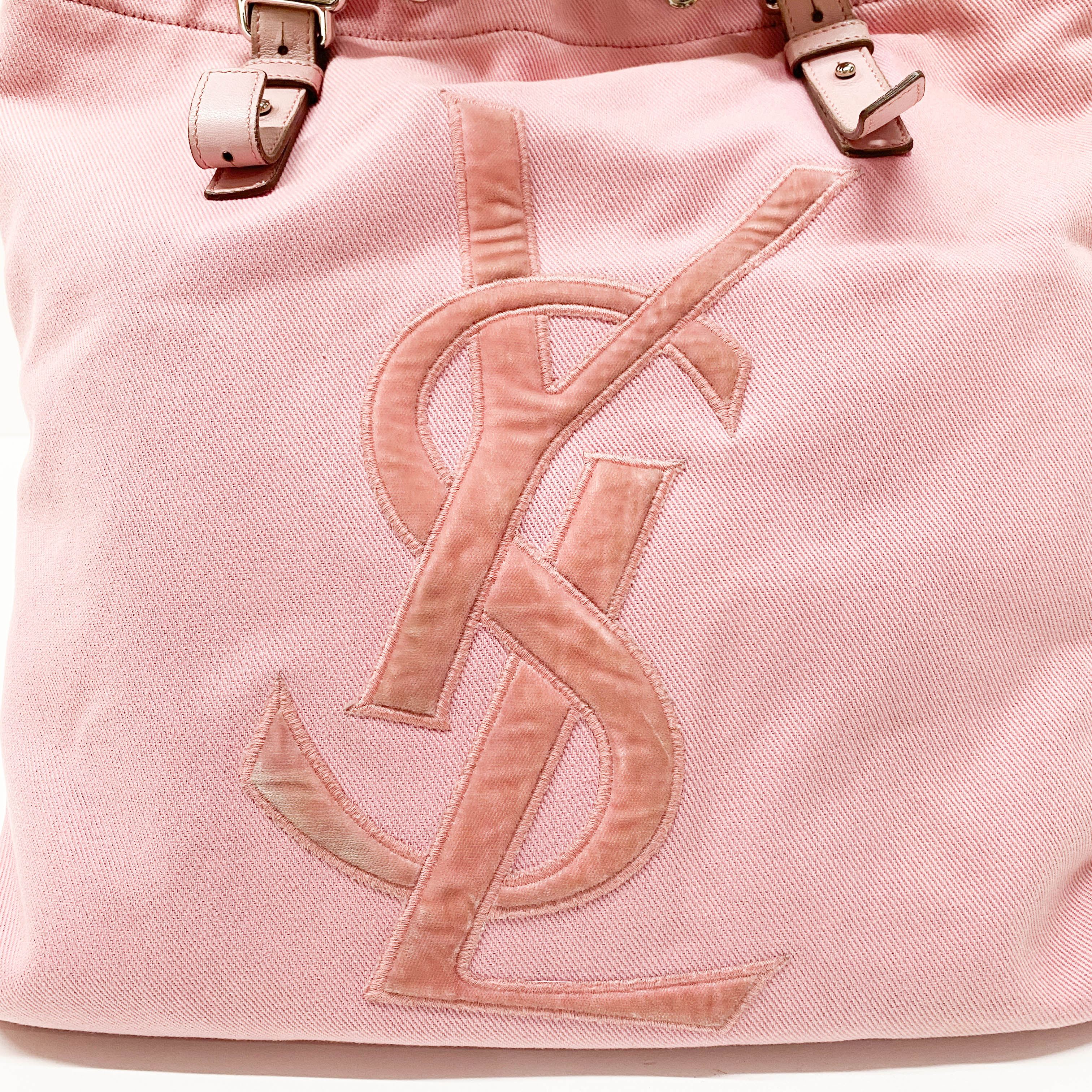 Pink Cotton Tote Bag