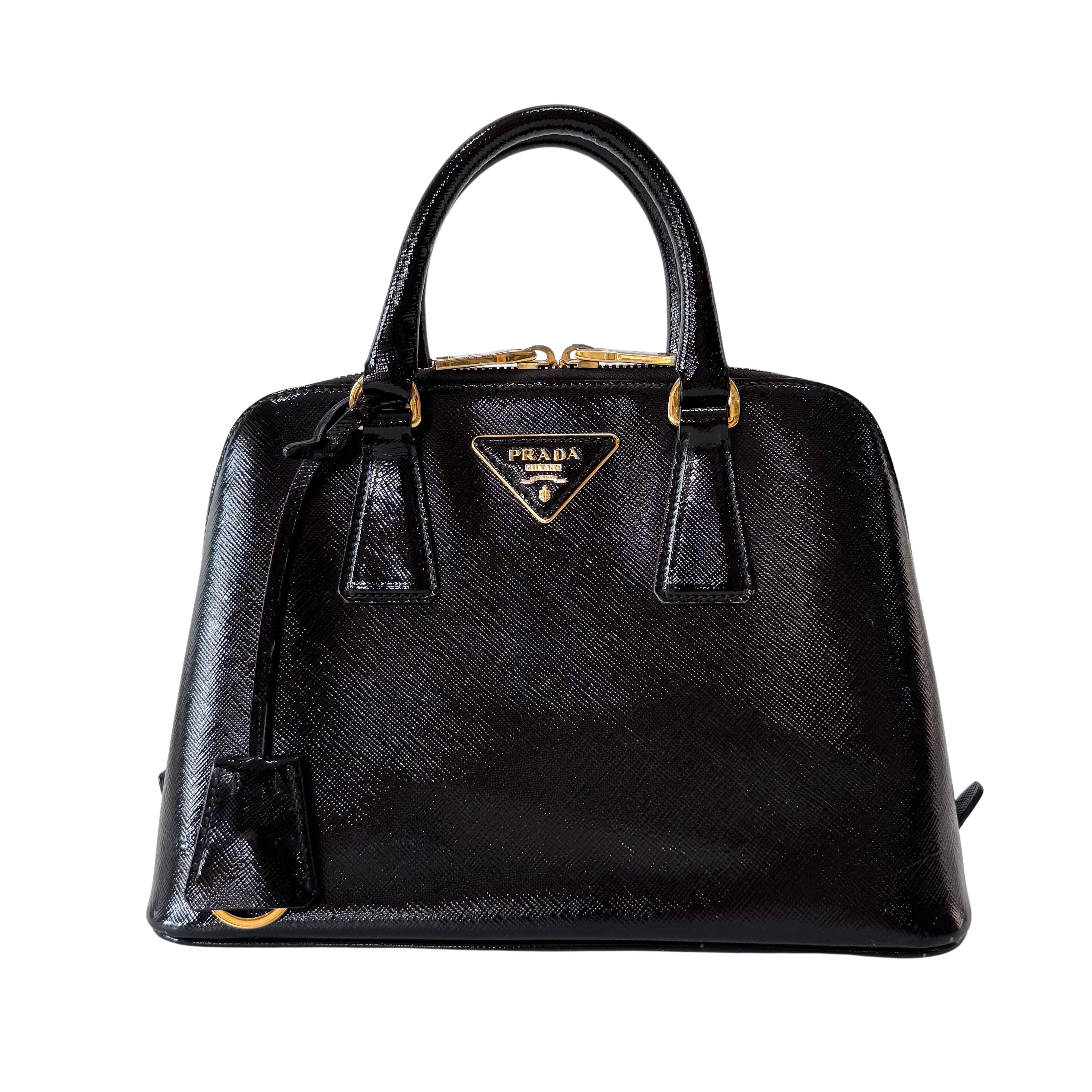 Promenade Patent Leather Mini Shoulder Bag