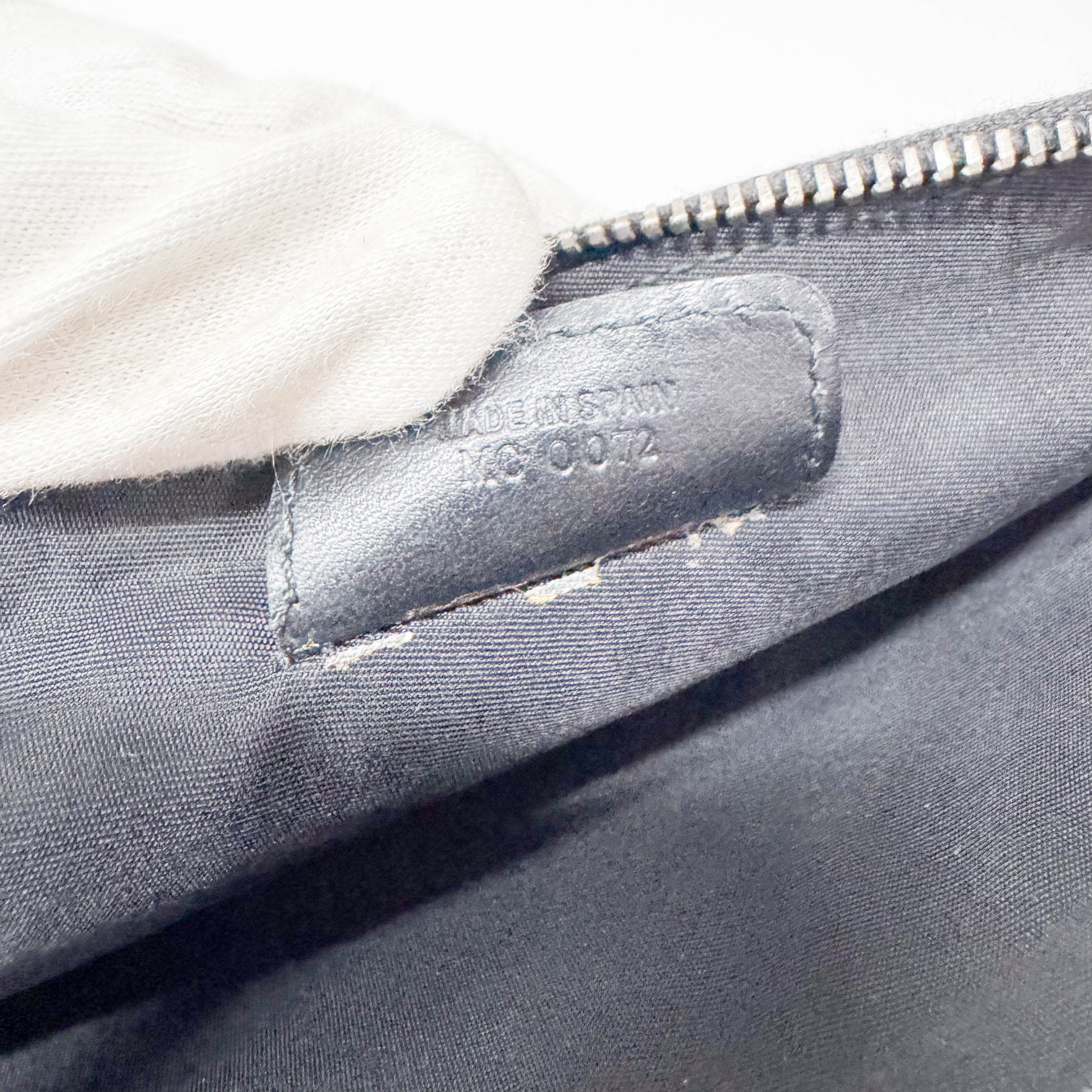 Saddle Trotter Navy Canvas Shoulder Bag