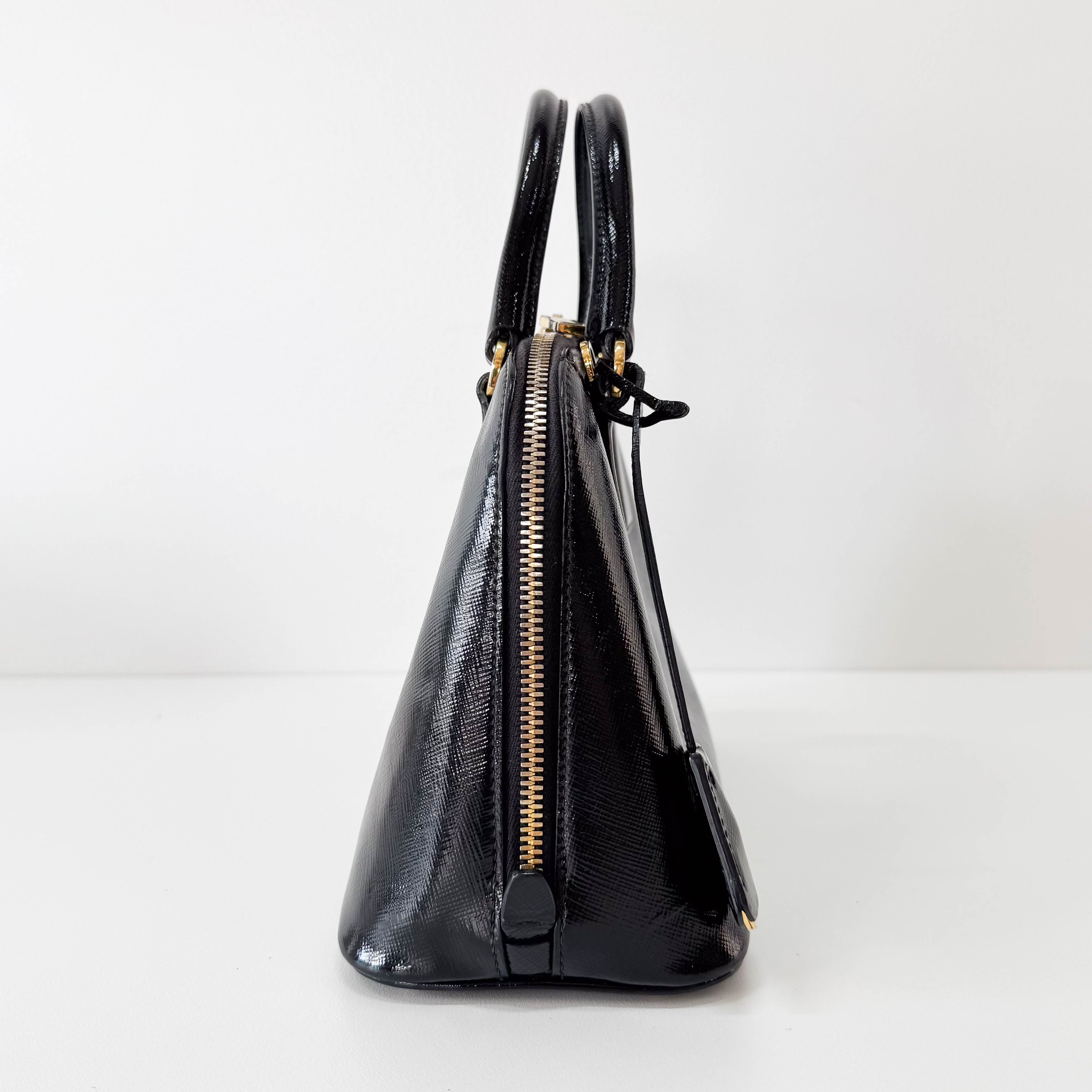 Promenade Patent Leather Mini Shoulder Bag