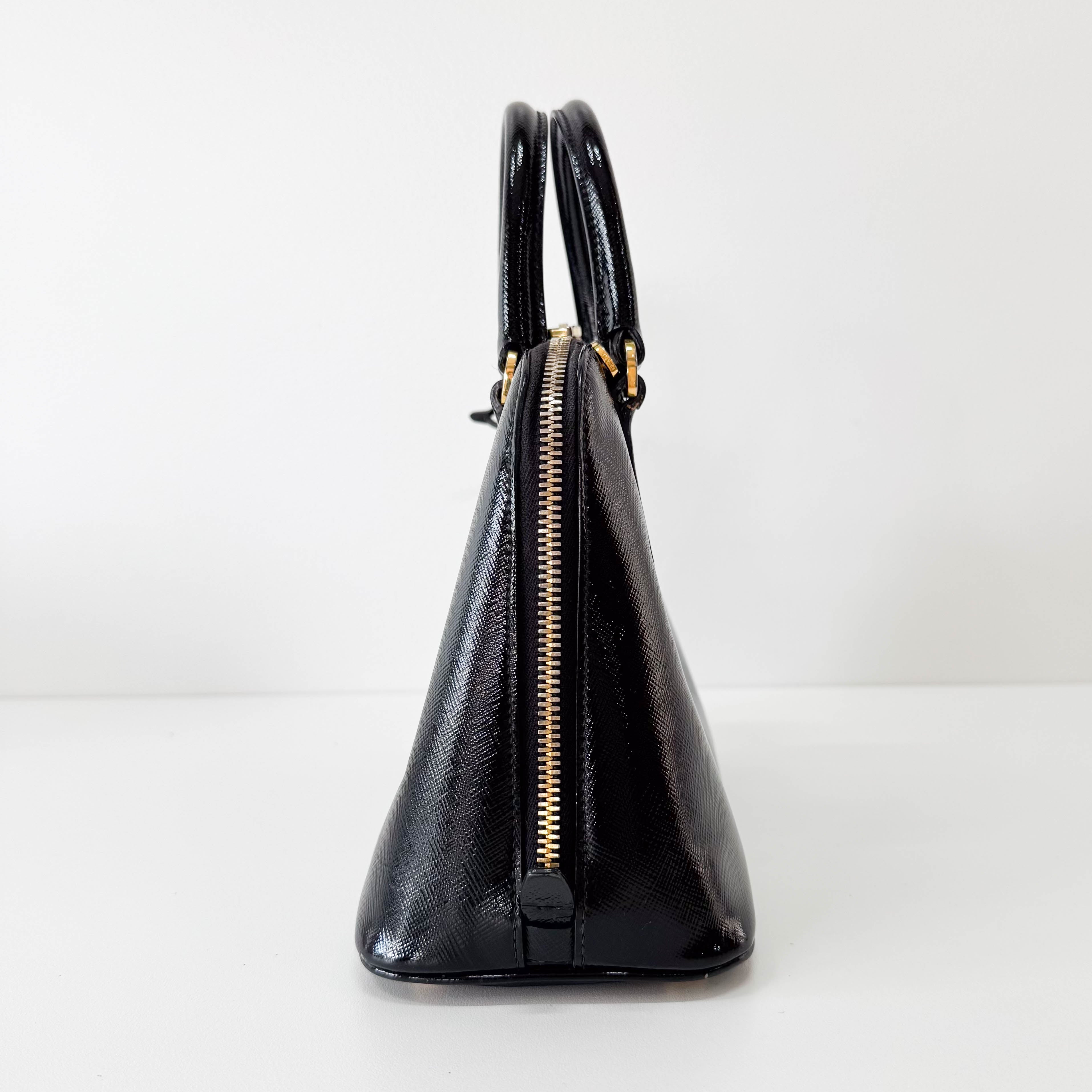Promenade Patent Leather Mini Shoulder Bag