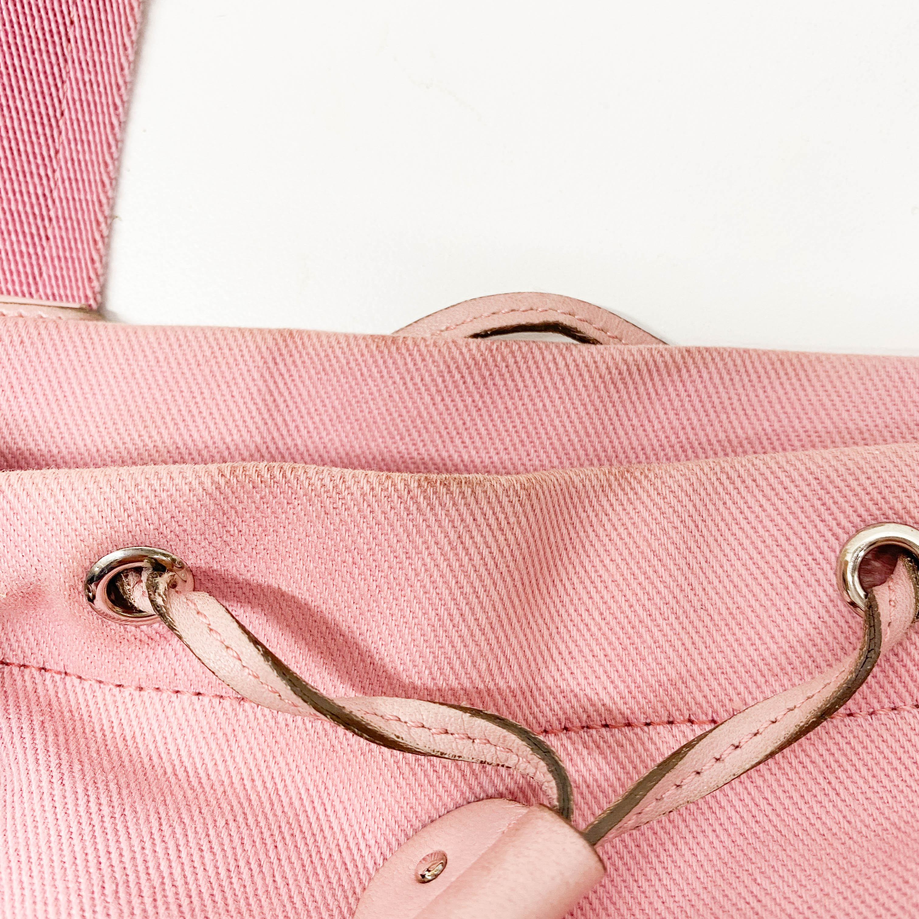 Pink Cotton Tote Bag