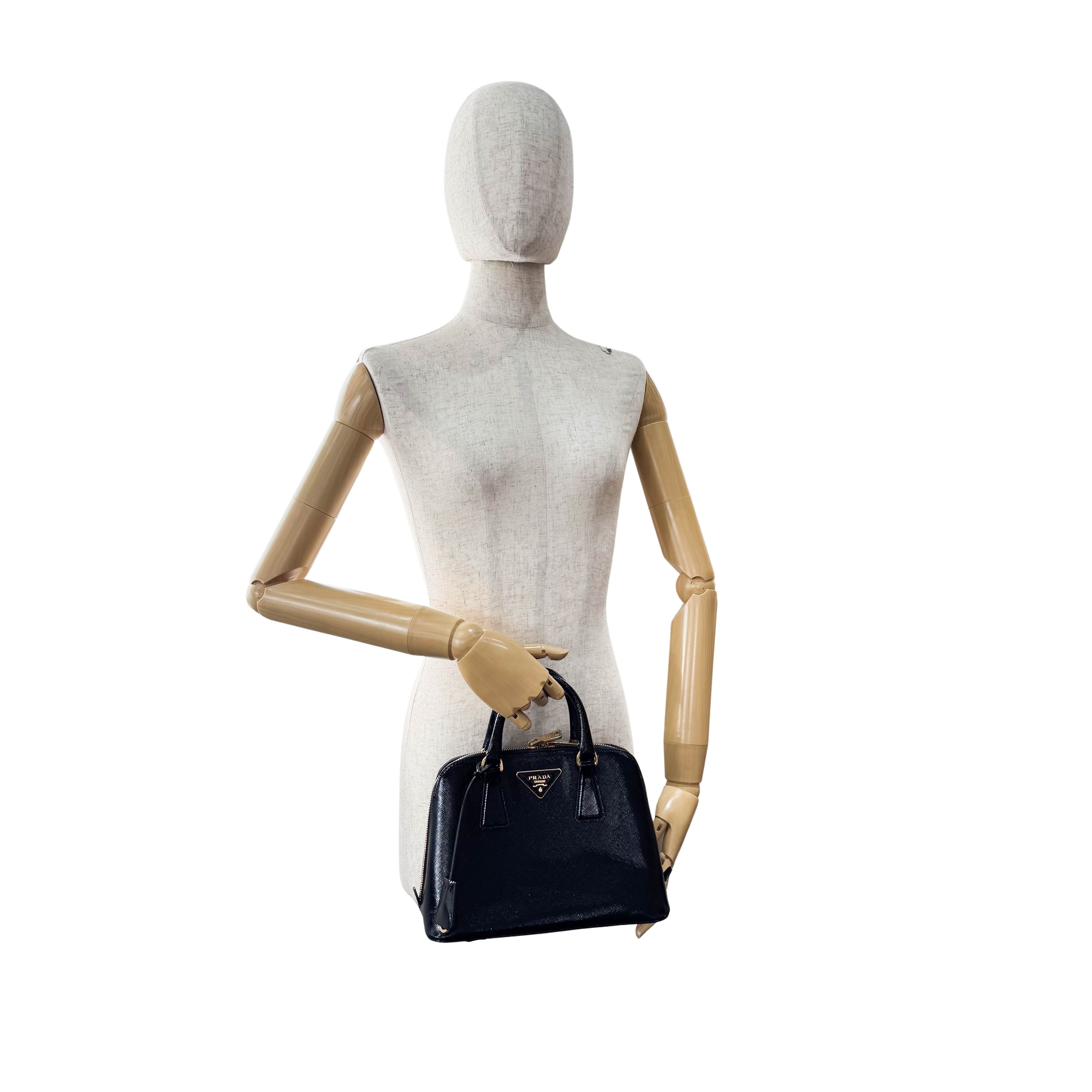Promenade Patent Leather Mini Shoulder Bag