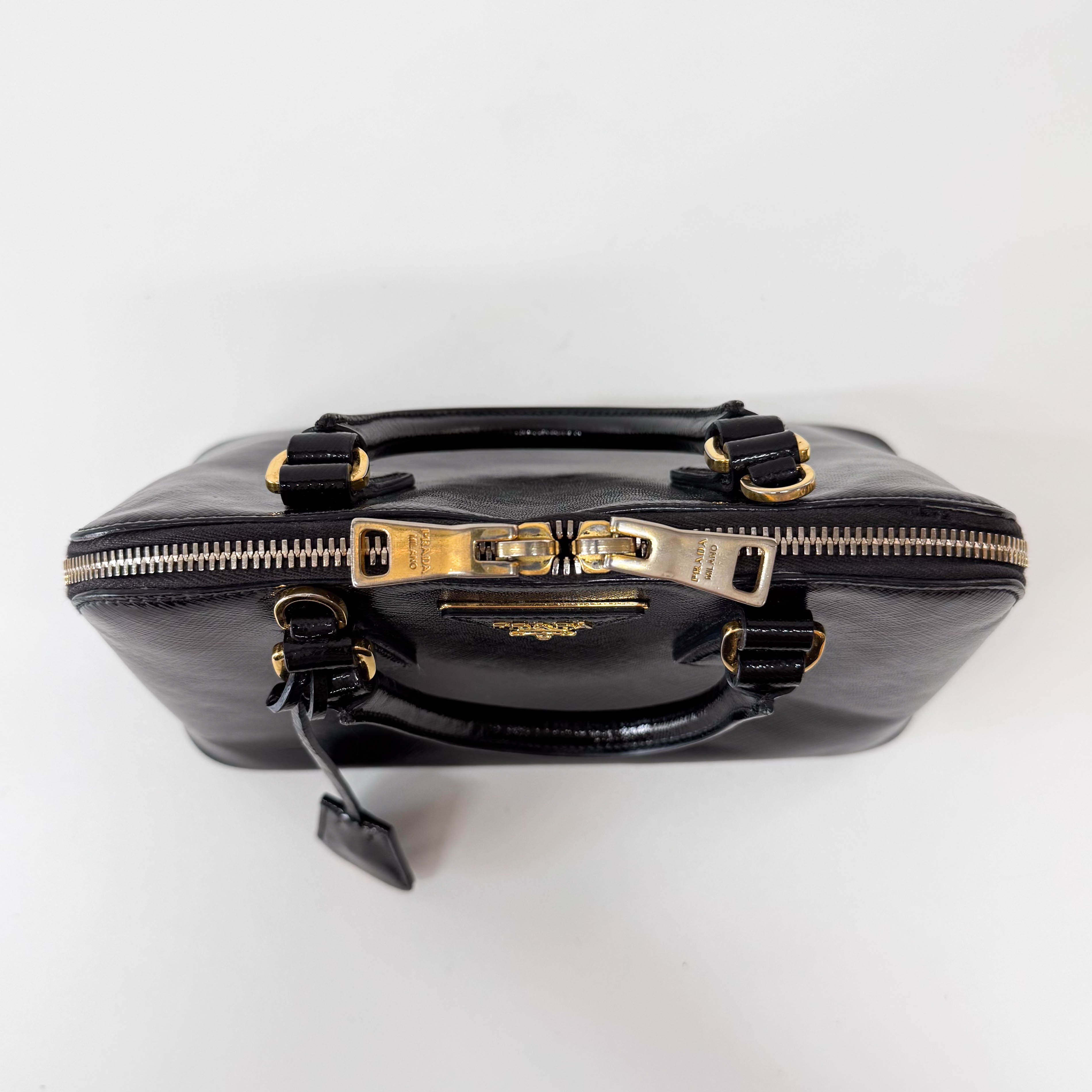 Promenade Patent Leather Mini Shoulder Bag