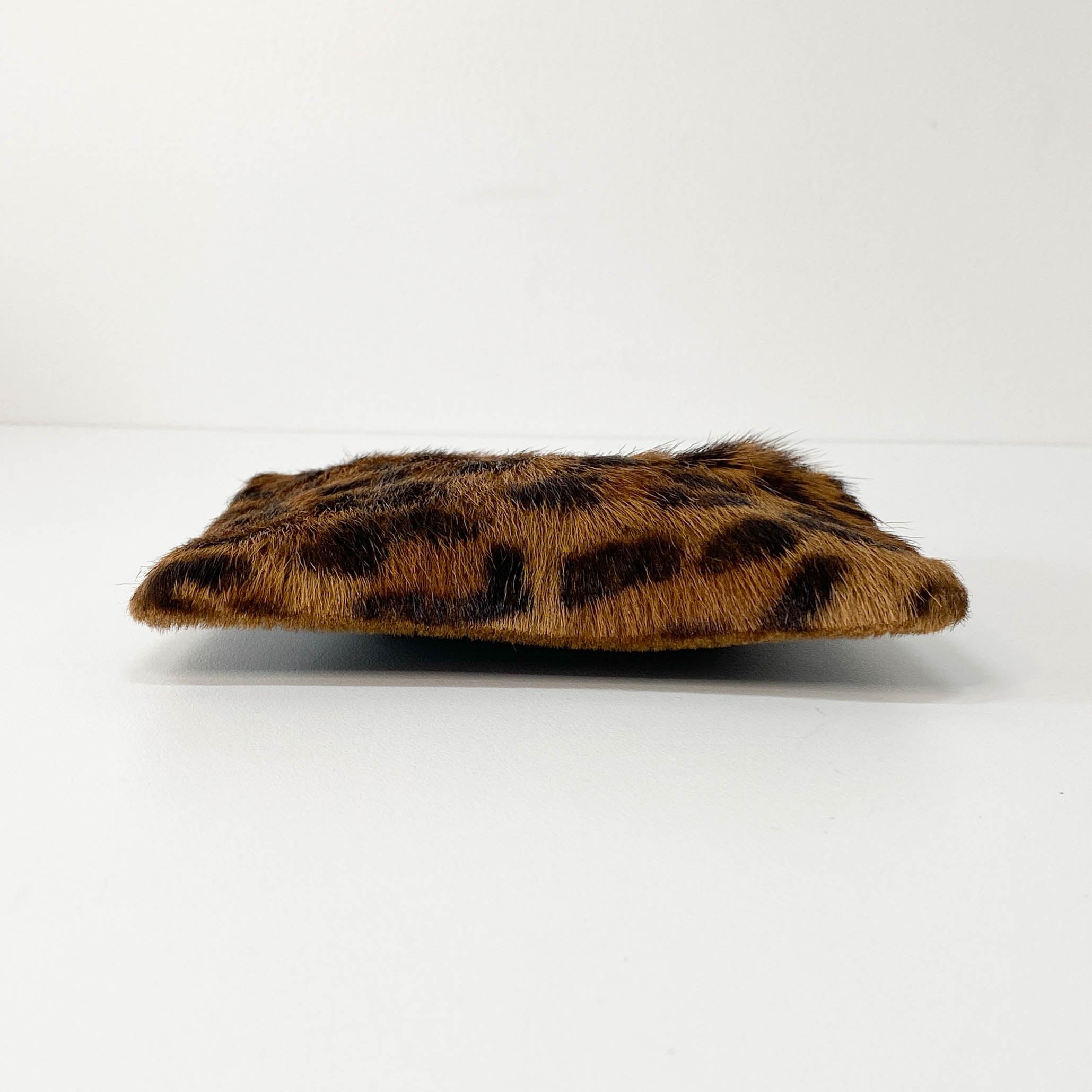 Pony Hair/Leather Black Handle Bag